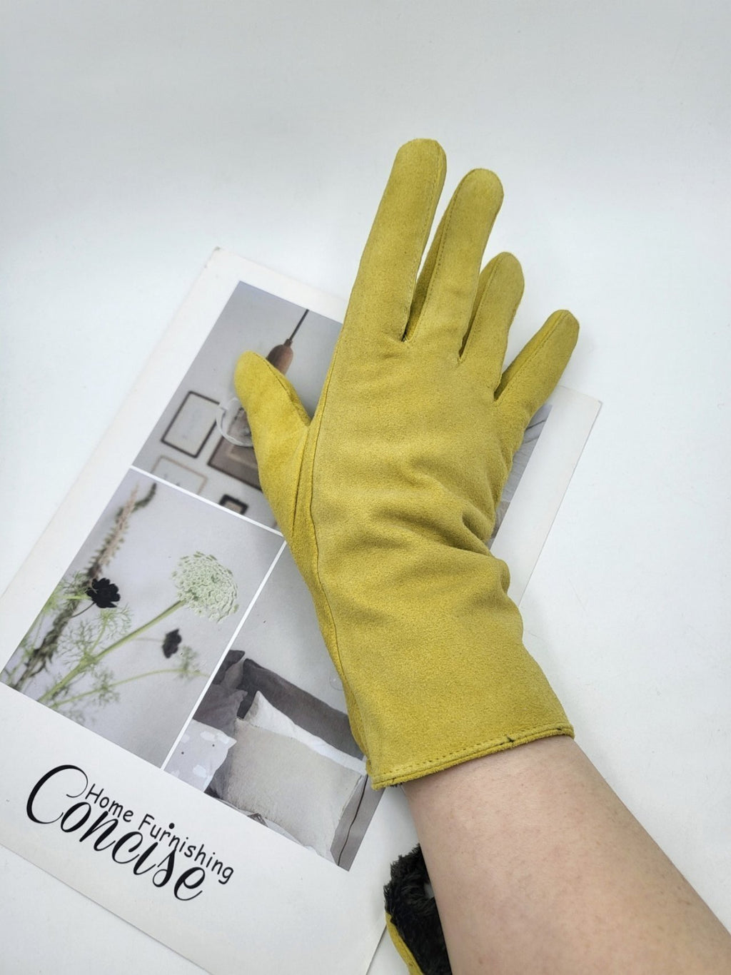 100% Sheepskin Long Gloves – Made in Korea