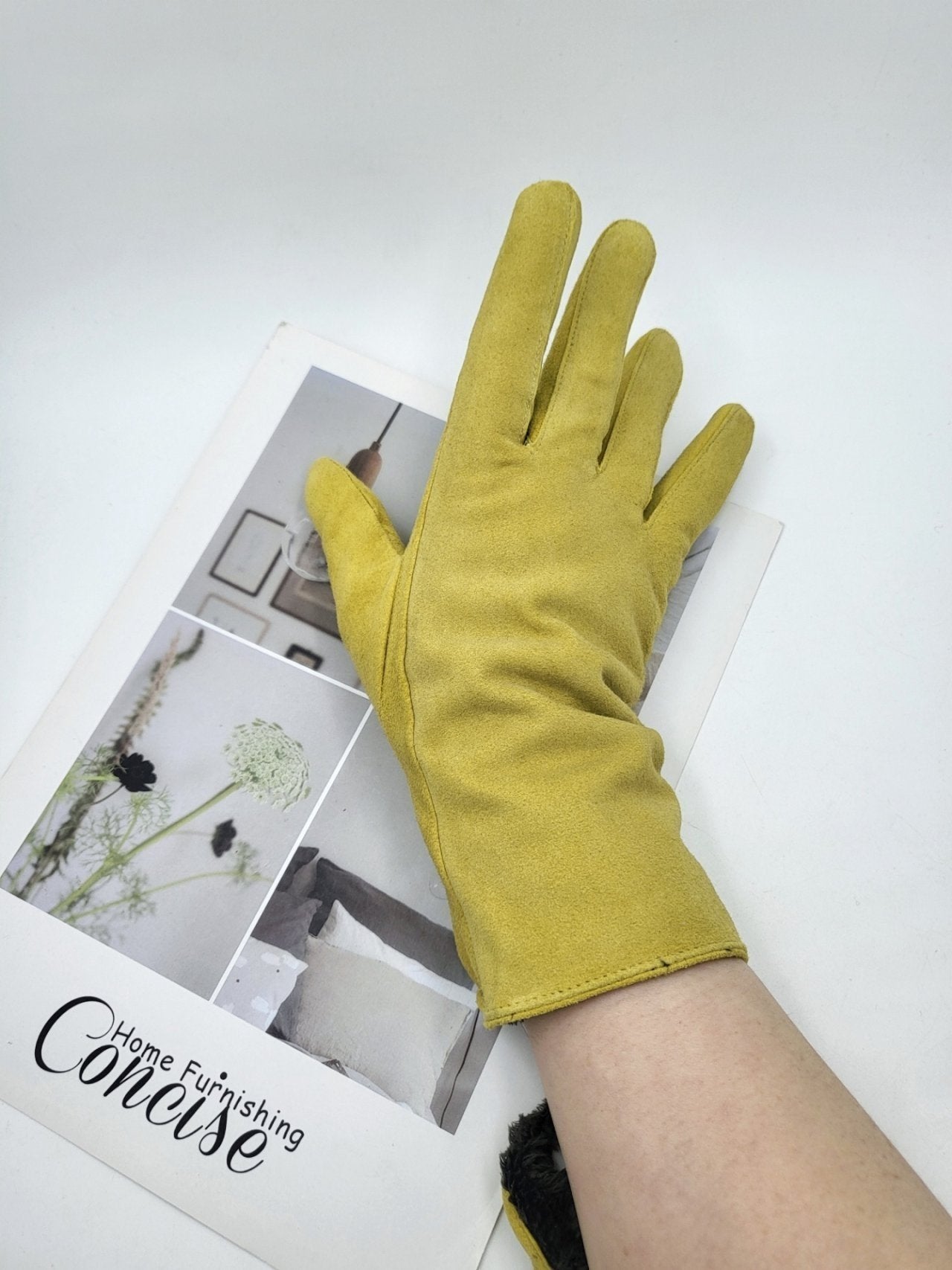 100% Sheepskin Long Gloves – Made in Korea