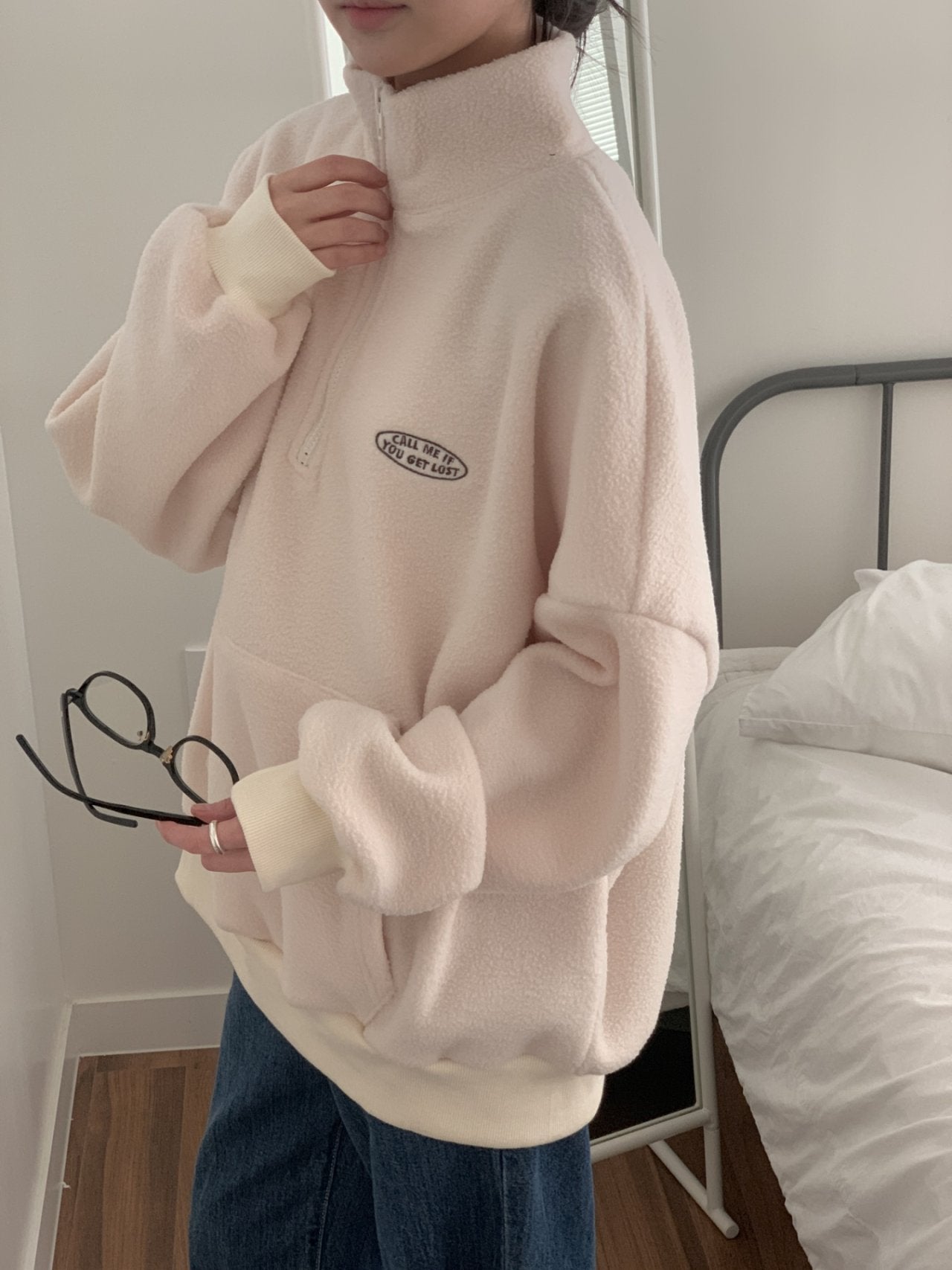 Call Me Half-Zip Fleece Pullover