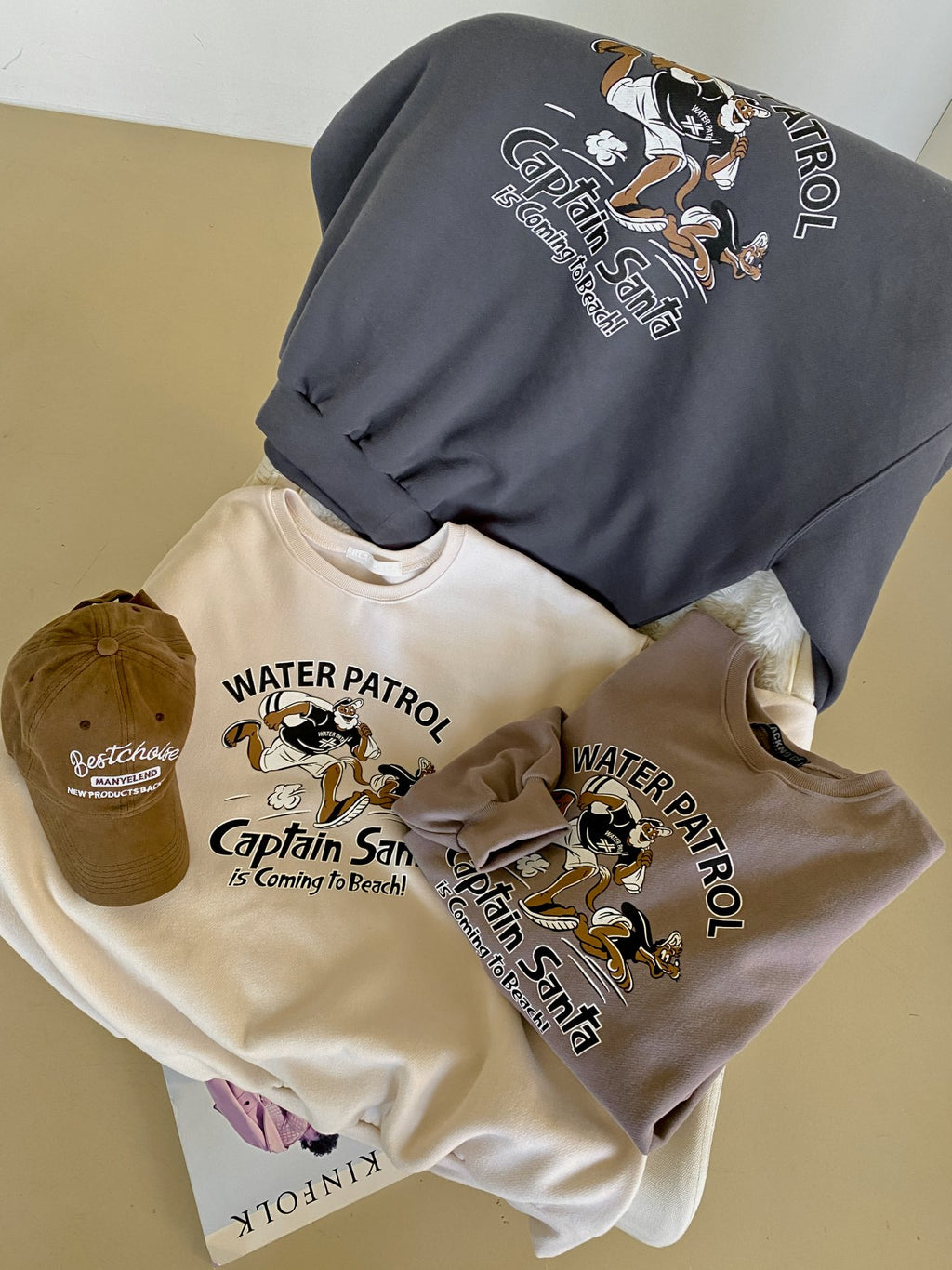 Captain Santa Water Patrol Sweatshirt – Made in Korea