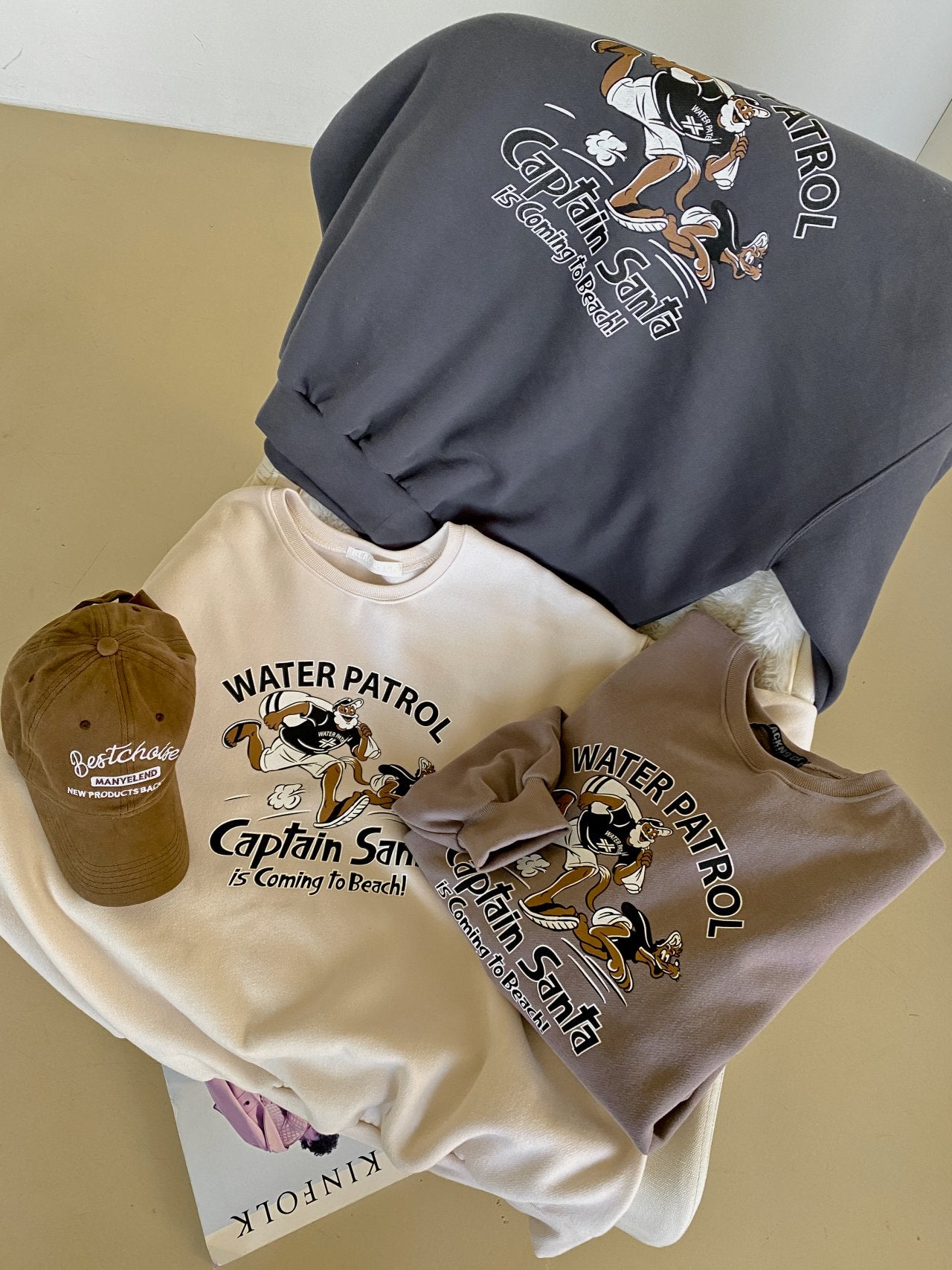 Captain Santa Water Patrol Sweatshirt – Made in Korea