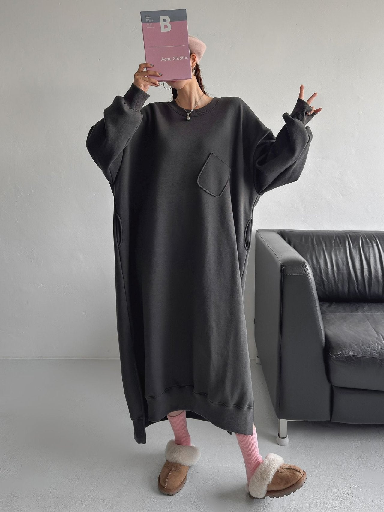 Cozy Long Fleece Ops — Made in Korea