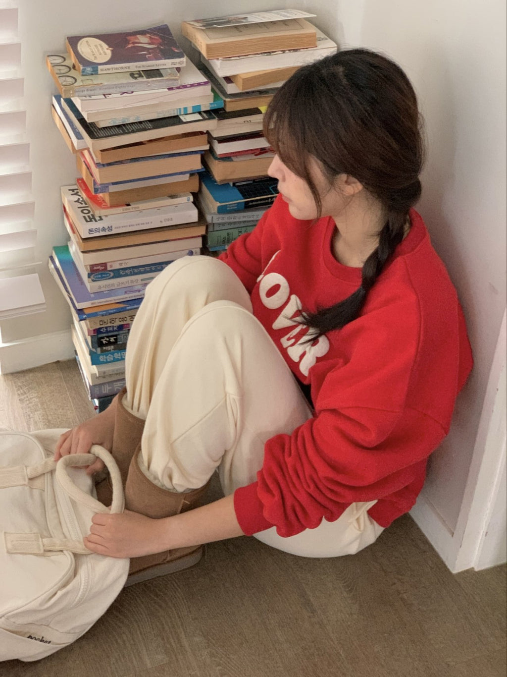 Lover Classic Lettering Sweatshirt