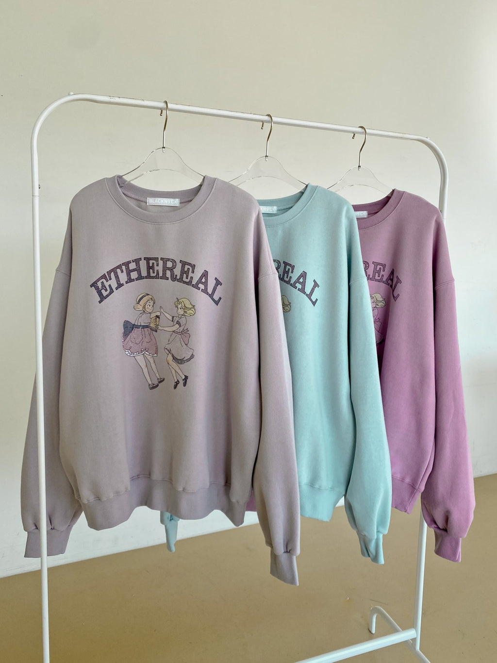Ethereal Dancing Girls Vintage Sweatshirt