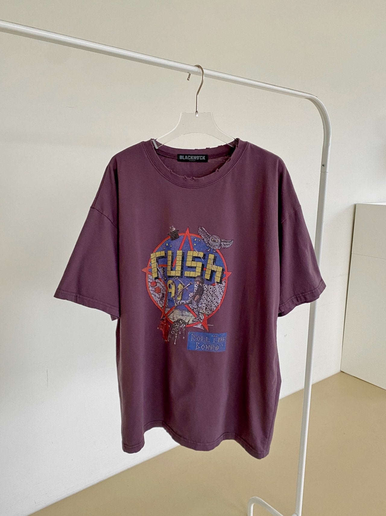 Vintage Rush 97 Distressed Graphic Tee - Luckyplanetusa