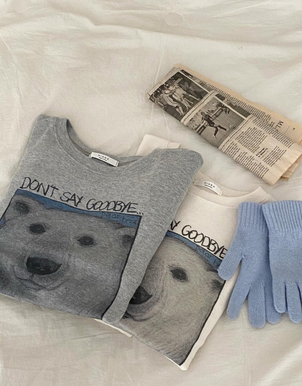 Polar Bear Cozy Fleece Long Sleeve Tee