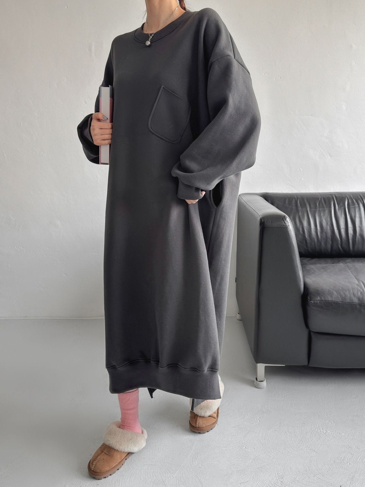 Cozy Long Fleece Ops — Made in Korea