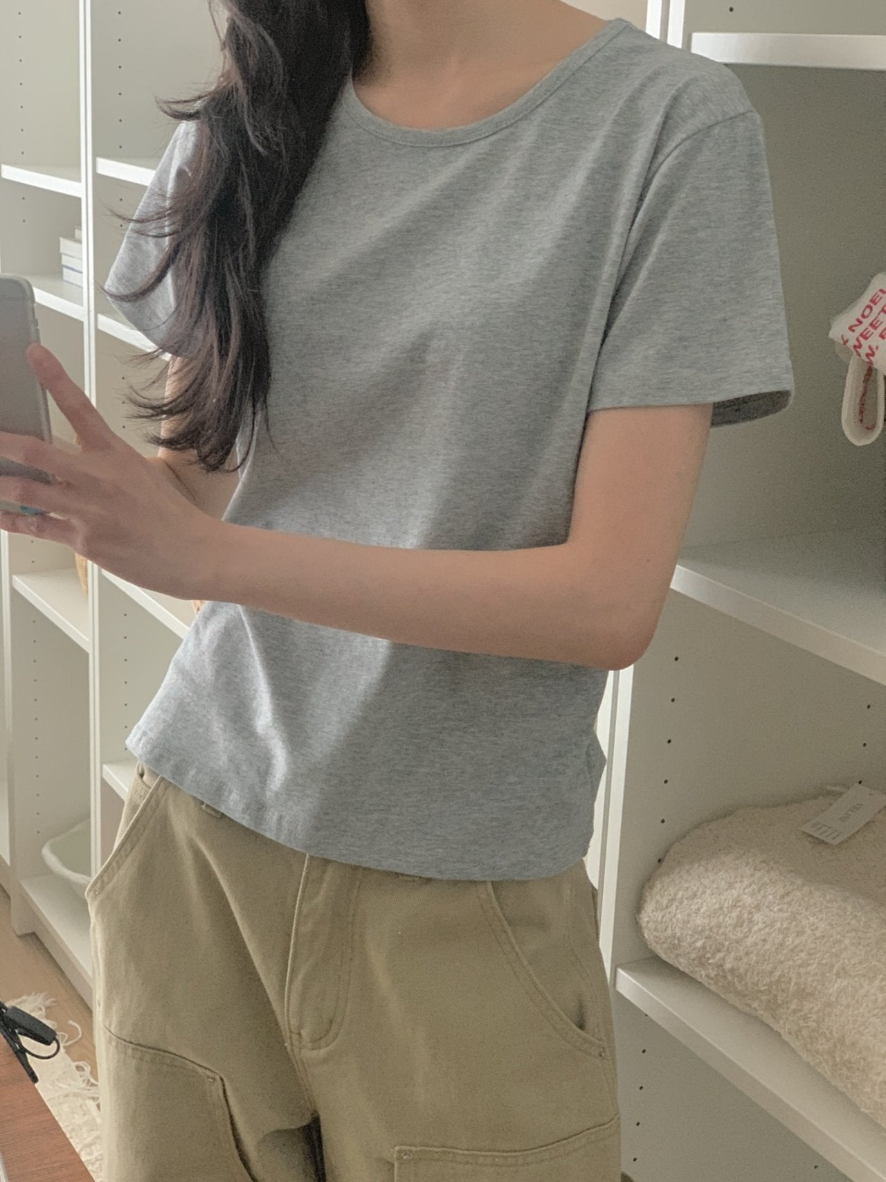 Soft Modal Basic Slim T-Shirt Made in Korea - Luckyplanetusa