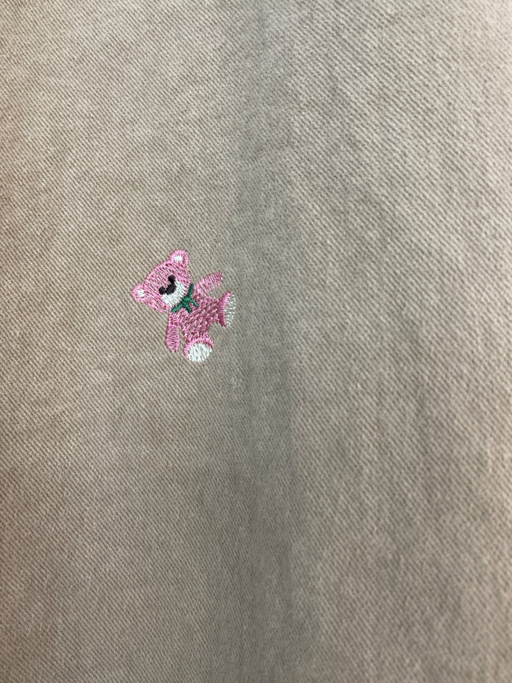 Teddy Embroidery Wide Pants – Made in Korea