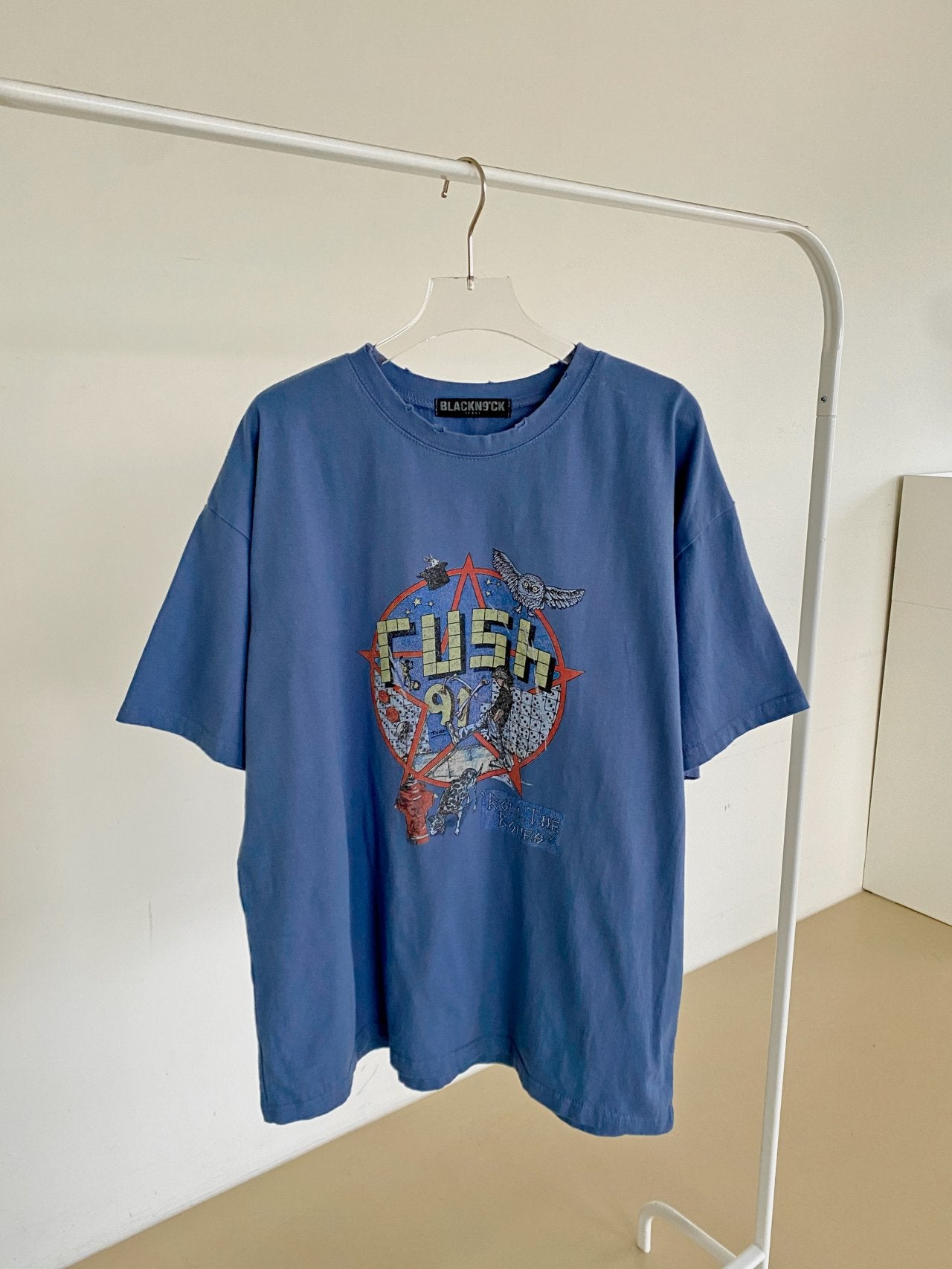 Vintage Rush 97 Distressed Graphic Tee - Luckyplanetusa