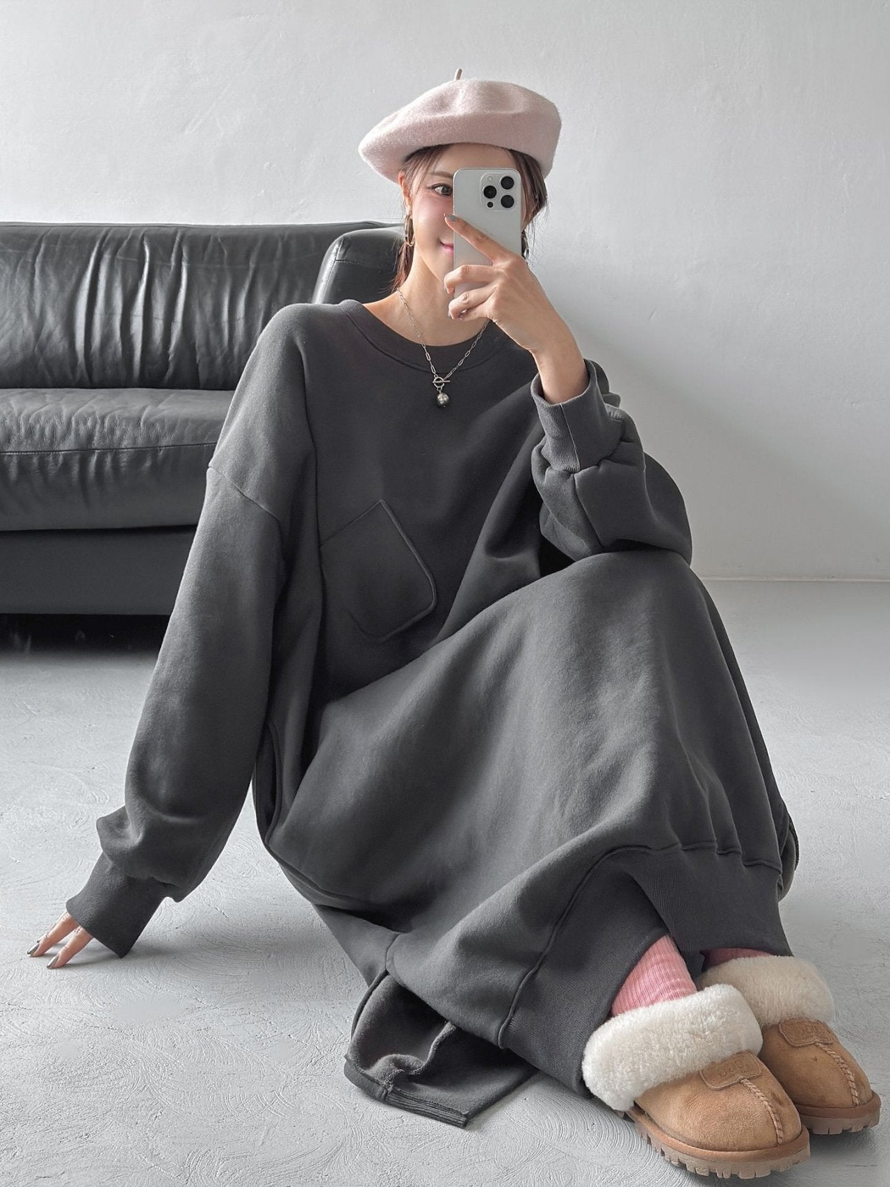 Cozy Long Fleece Ops — Made in Korea