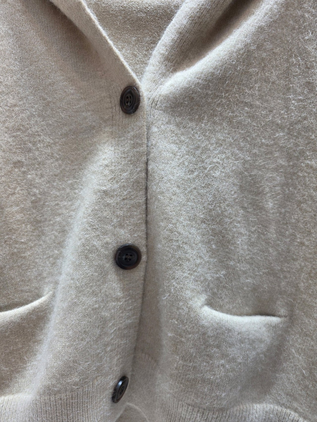 Amanda Hooded Knit Vest  Free Size Relaxed fit