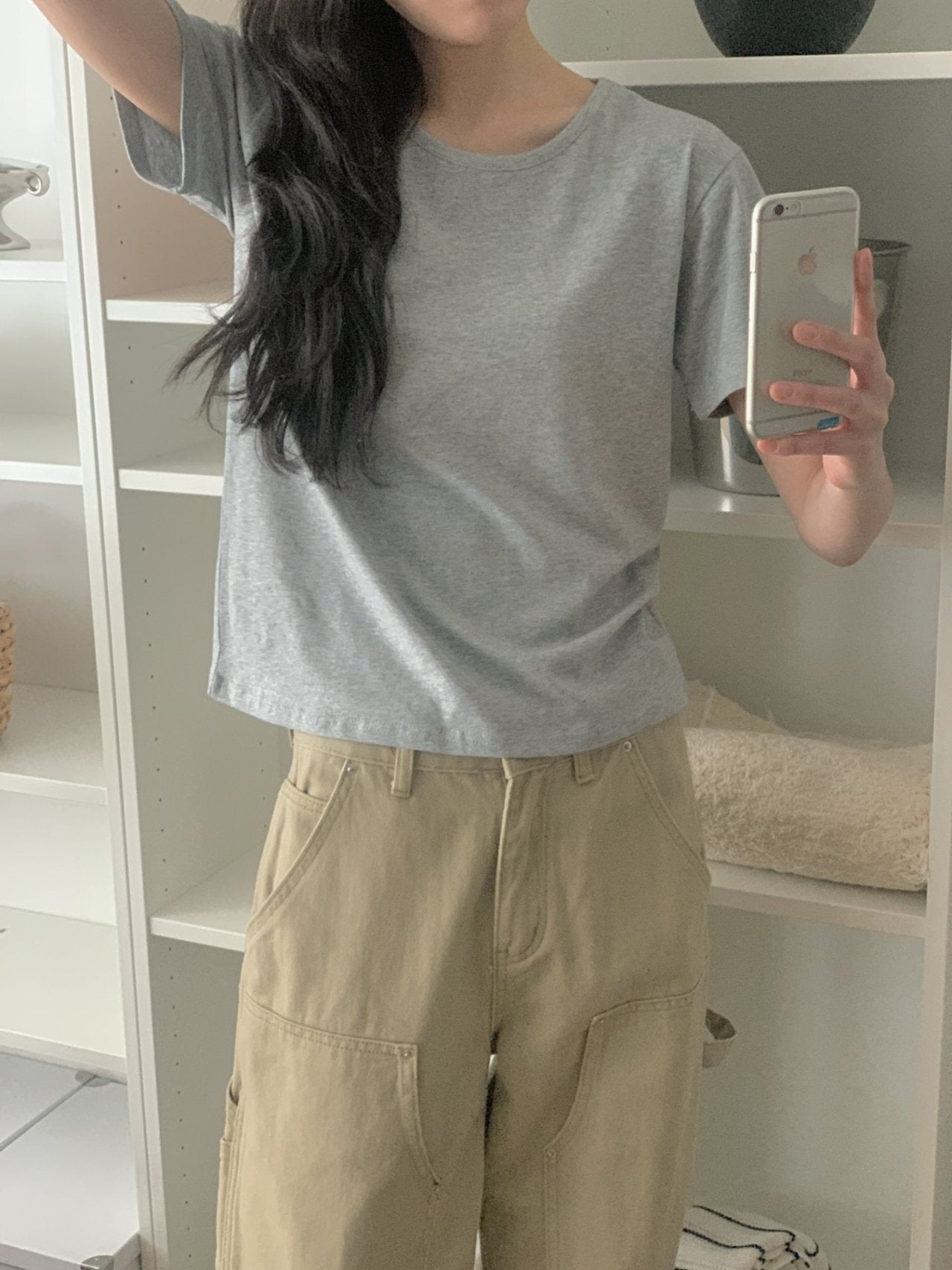 Soft Modal Basic Slim T-Shirt Made in Korea - Luckyplanetusa