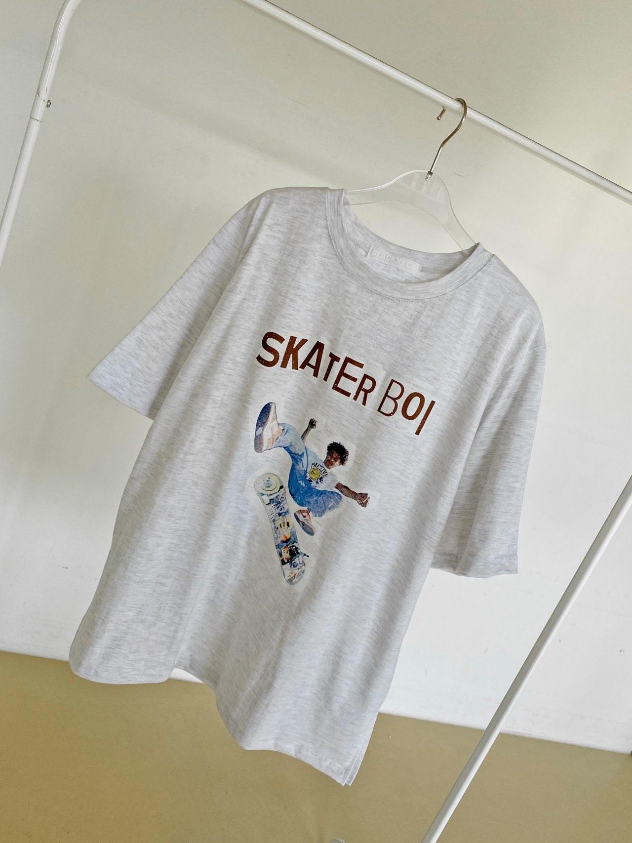 Skater Boi Graphic Oversized Tee - Luckyplanetusa