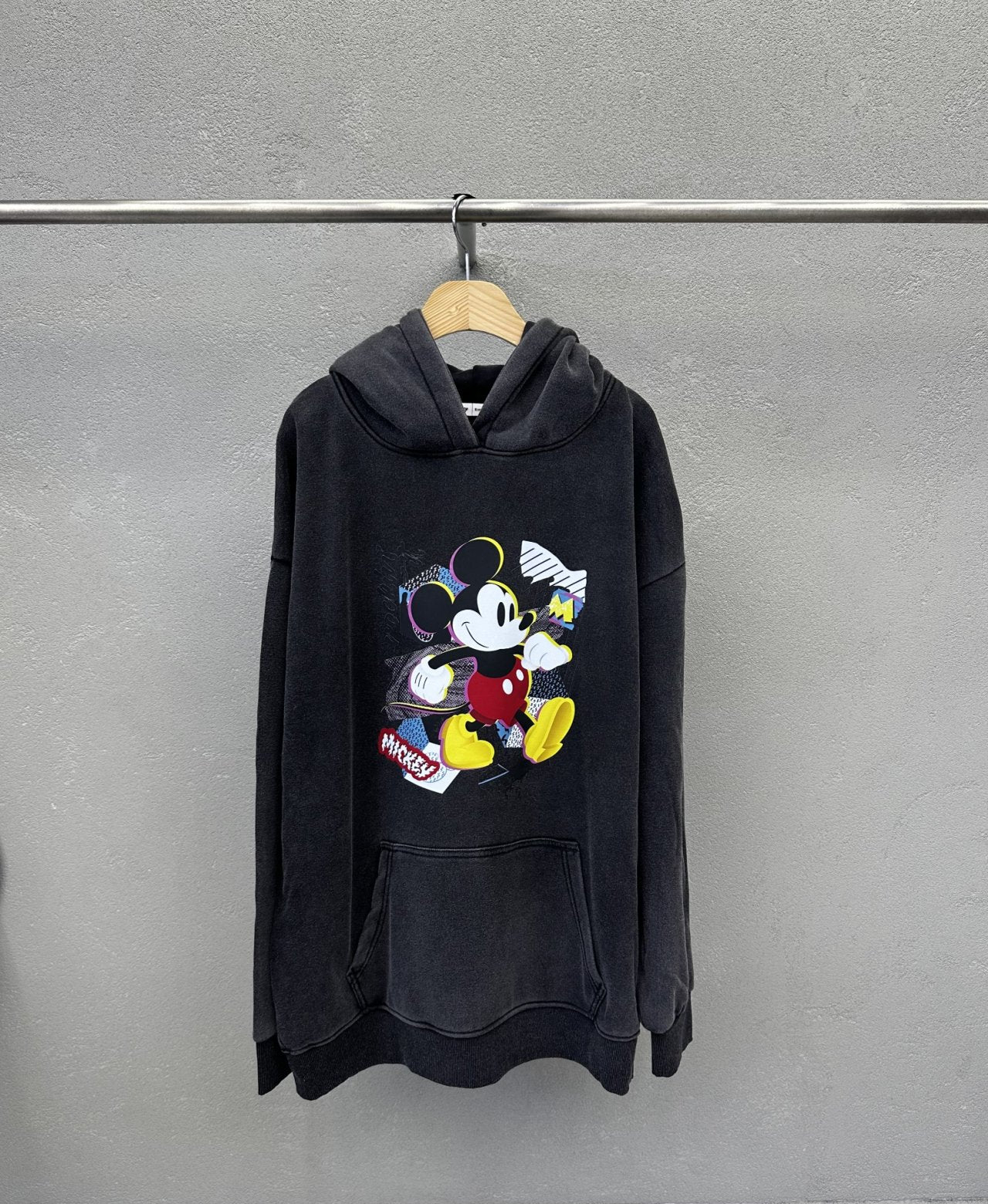 Mickey Retro Velvet-Wash Hoodie