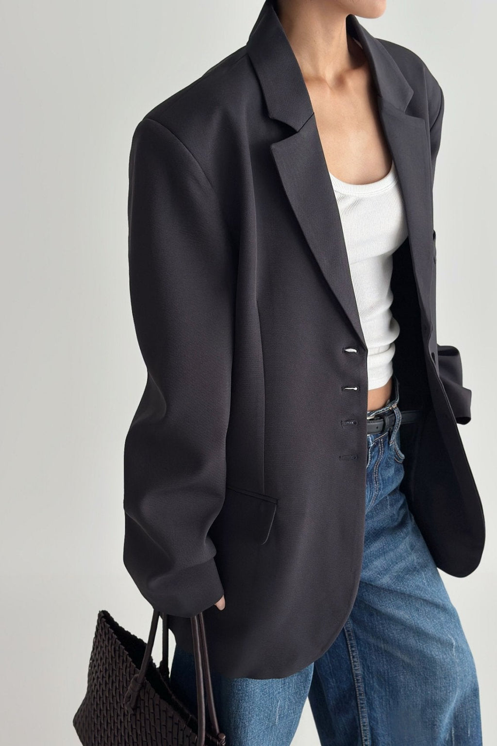 Rico Modern Oversized Tailored Blazer - Luckyplanetusa