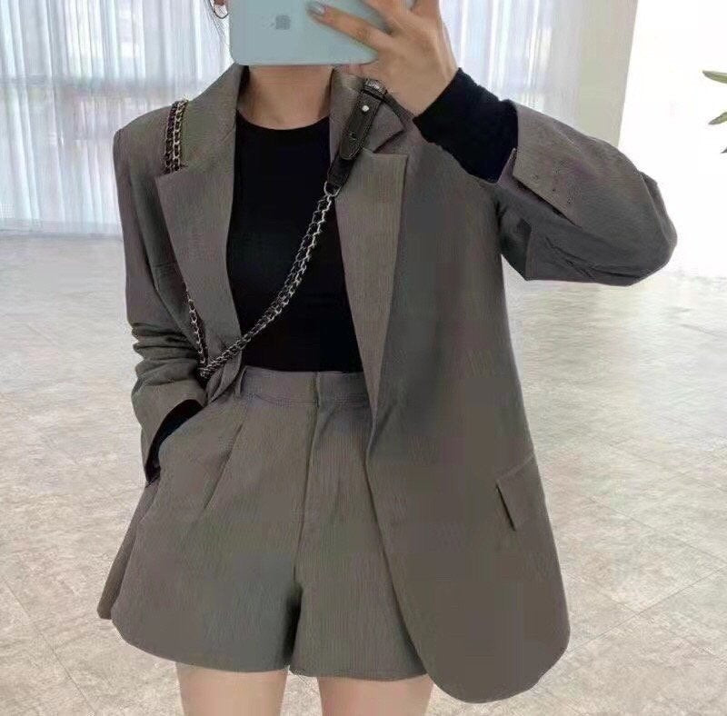 Urban Tailored Blazer & Shorts Set