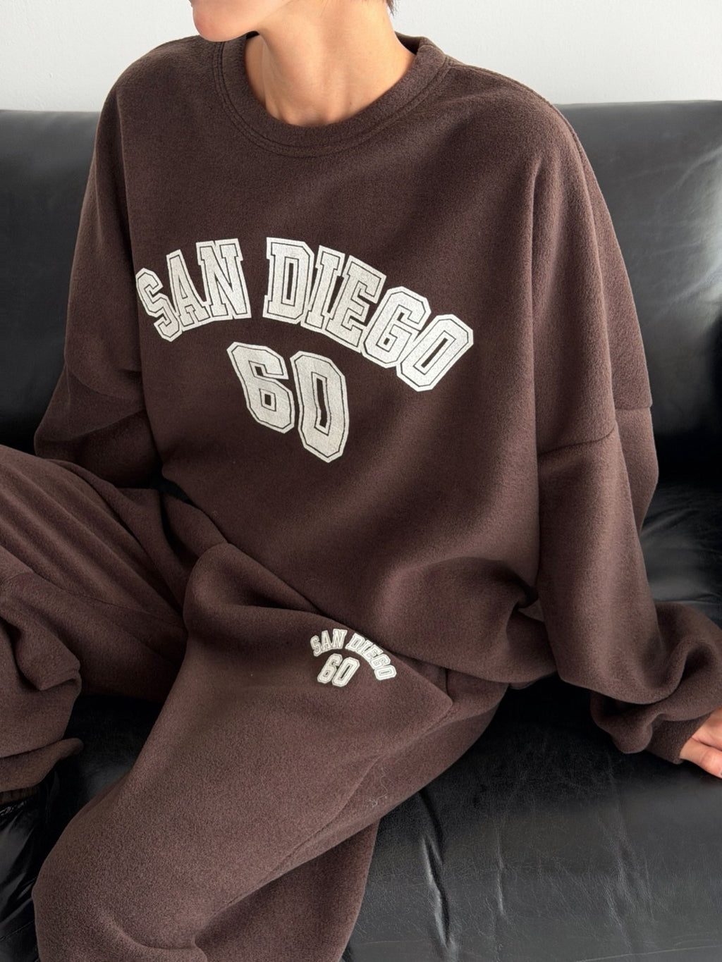 San Diego 60 Cozy Fleece Sweat Set Made in Korea