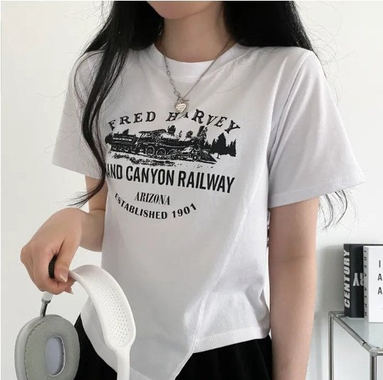 Grand Canyon Vintage Graphic Tee Made in Korea