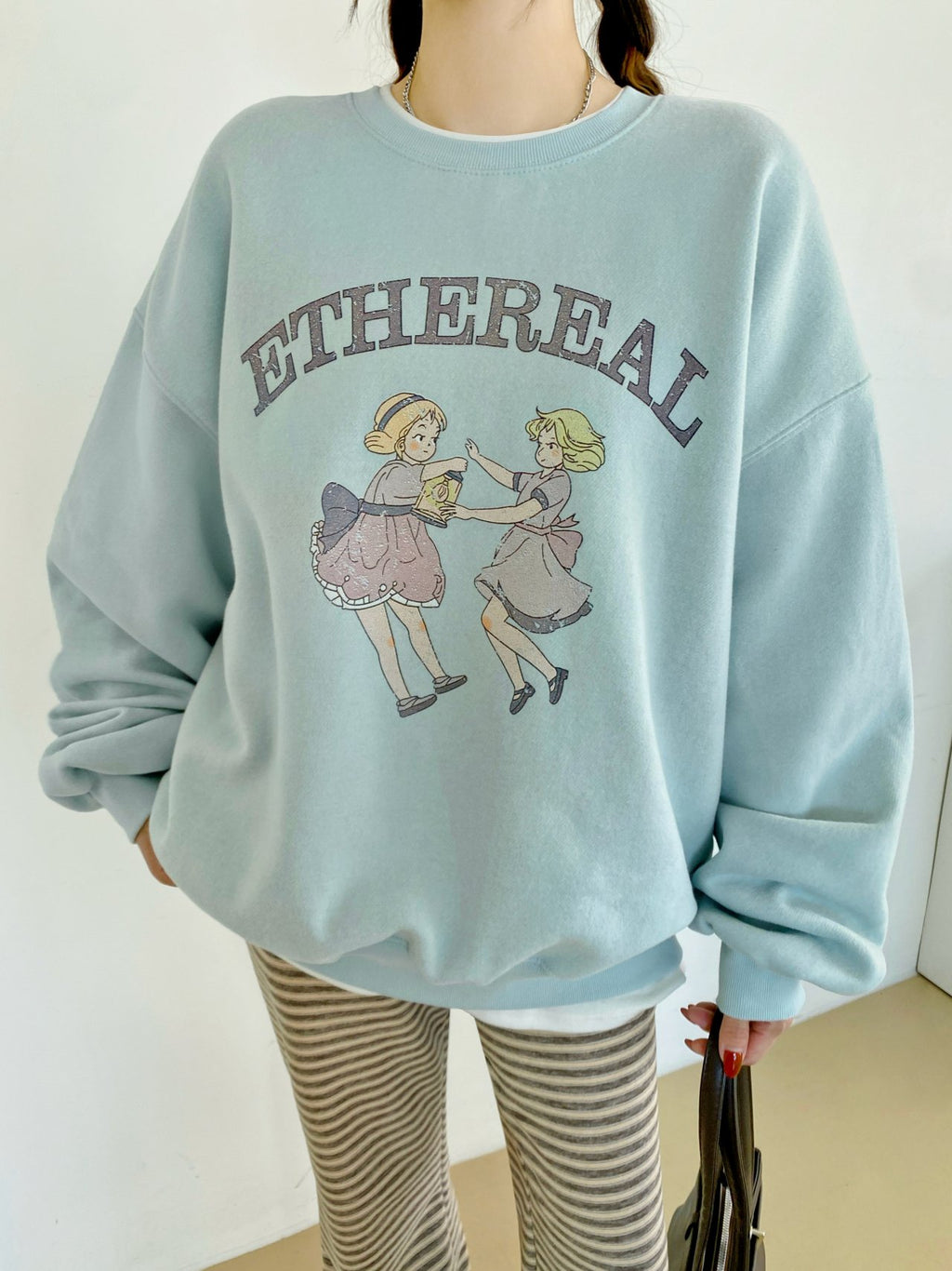 Ethereal Dancing Girls Vintage Sweatshirt
