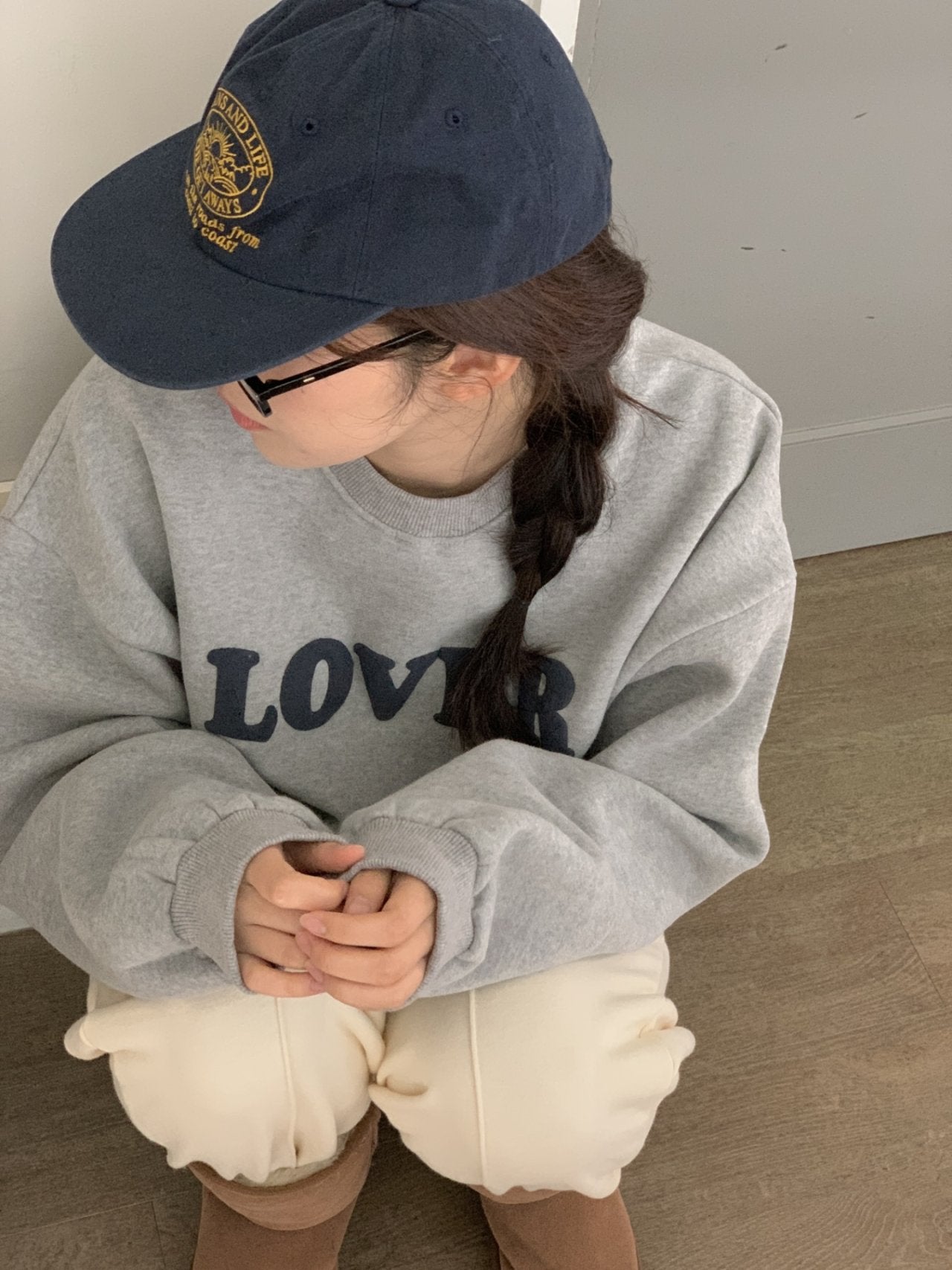 Lover Classic Lettering Sweatshirt