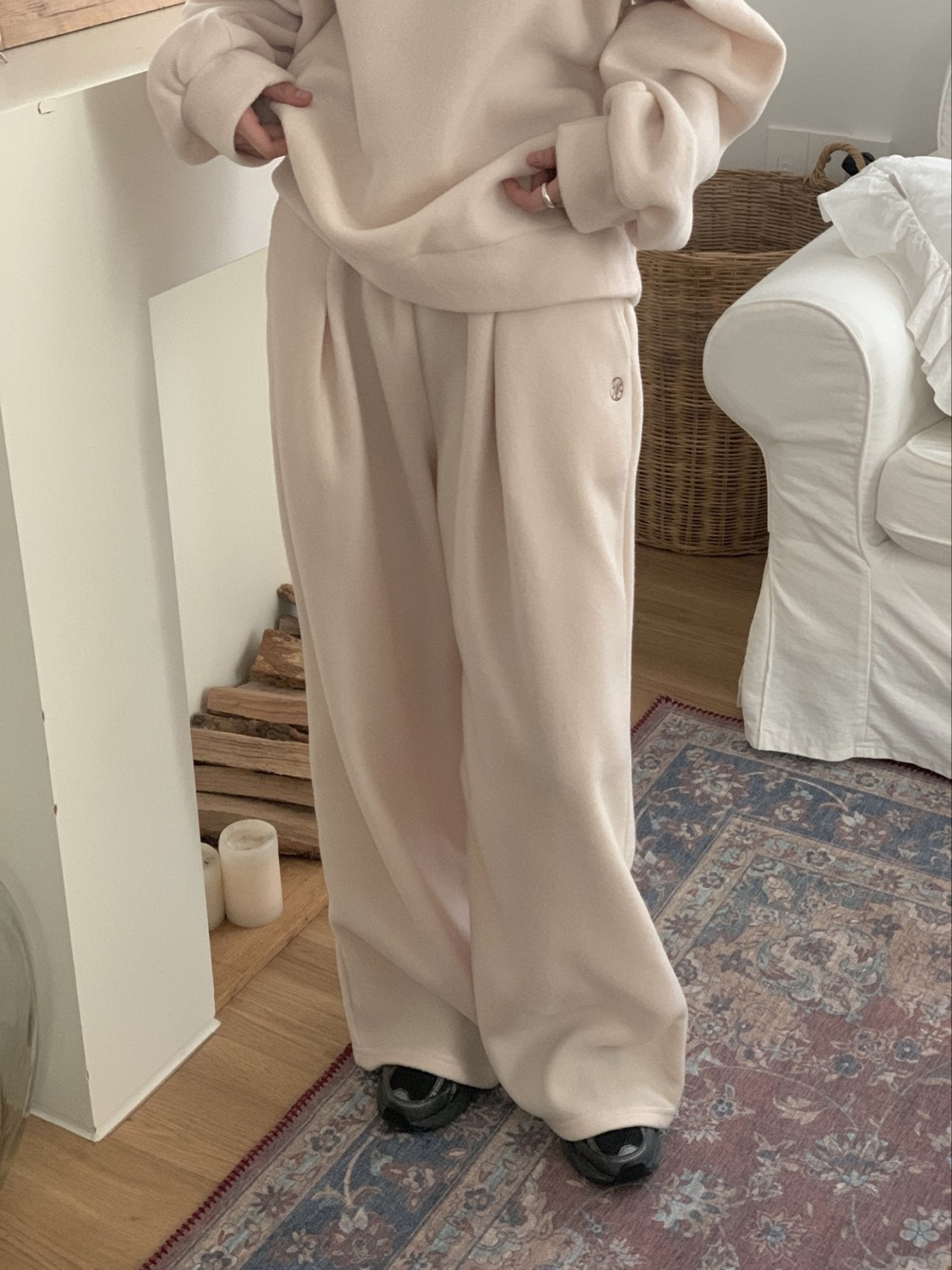 Soft Fleece Everyday top and bottom Set lounge wear