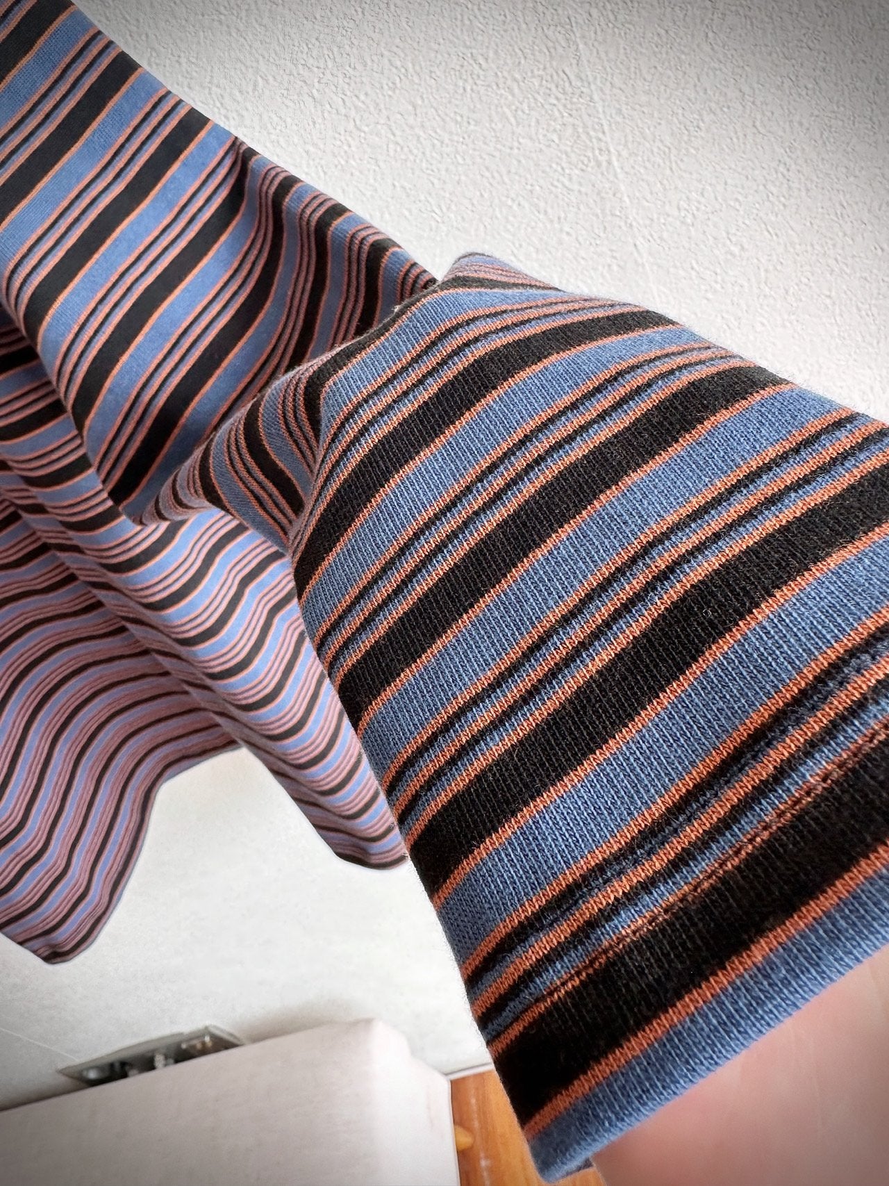 Disney Mickey Striped Oversized Long Sleeve Tee – Made in Korea