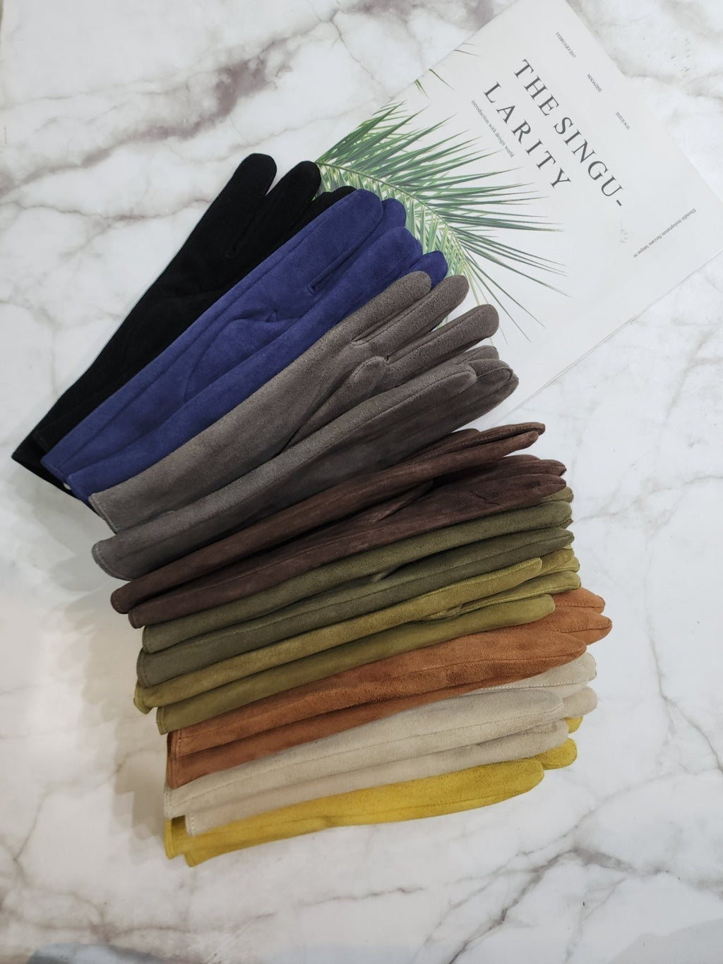 100% Sheepskin Long Gloves – Made in Korea