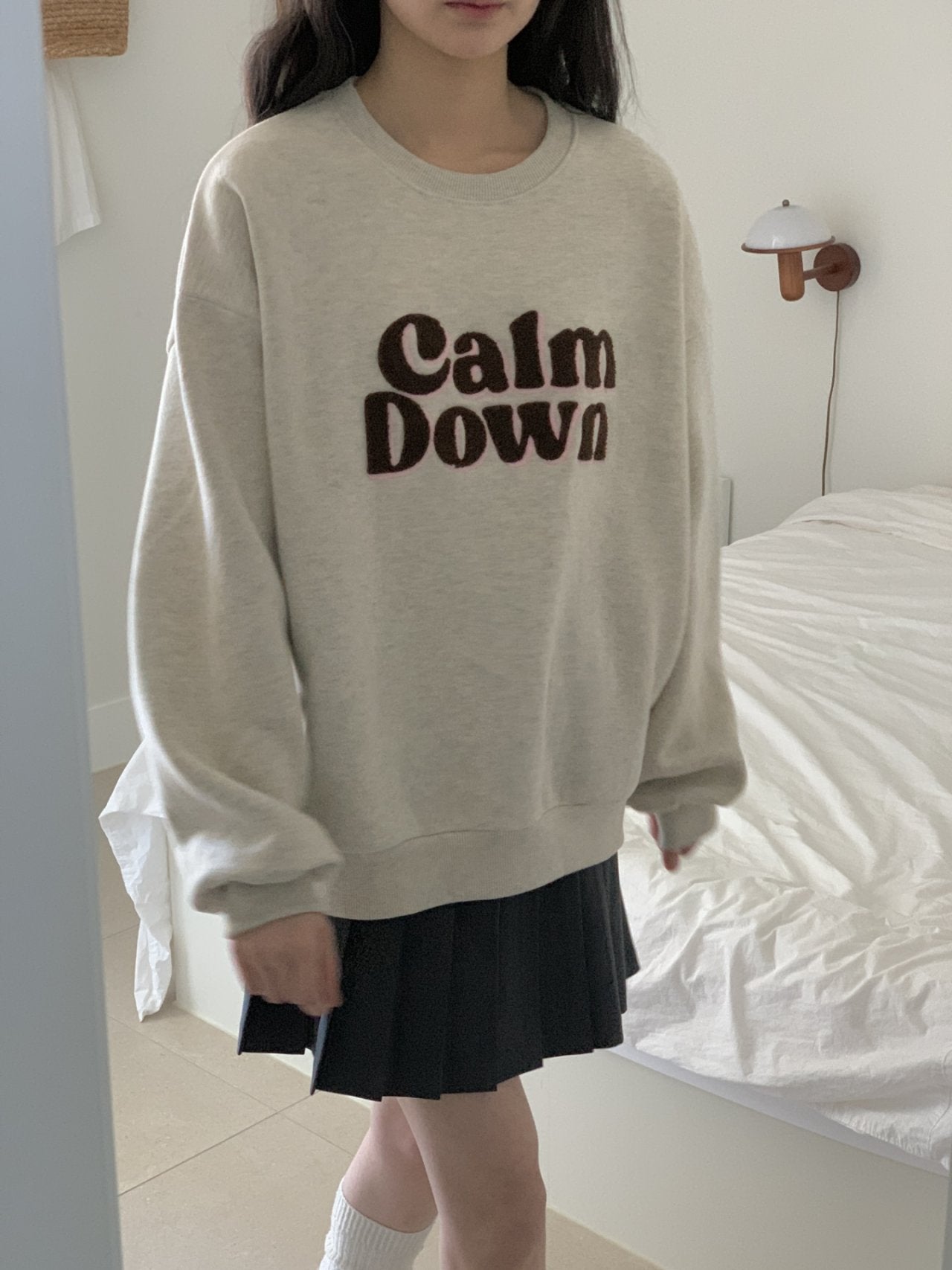 Calm Down Fleece-Lined Sweatshirt