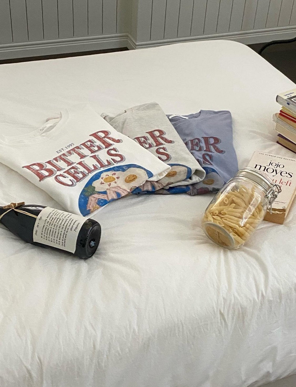 Bitter Cells Washed Cotton Lounge Tee Made in Korea - Luckyplanetusa