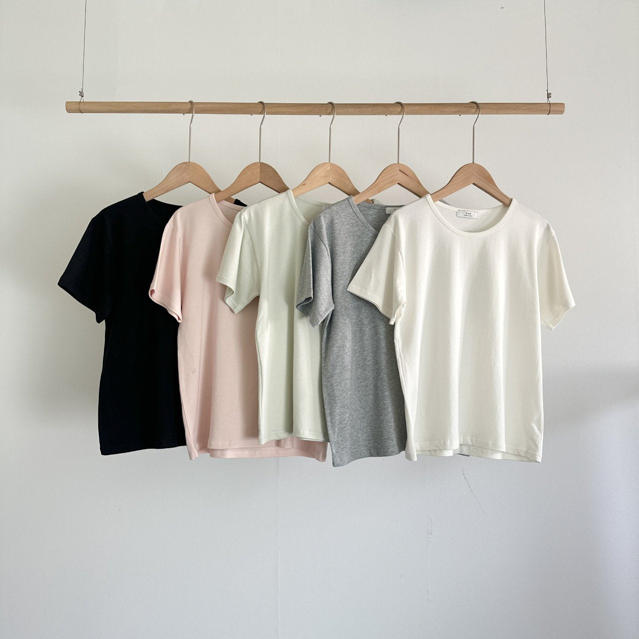 Soft Modal Basic Slim T-Shirt Made in Korea - Luckyplanetusa