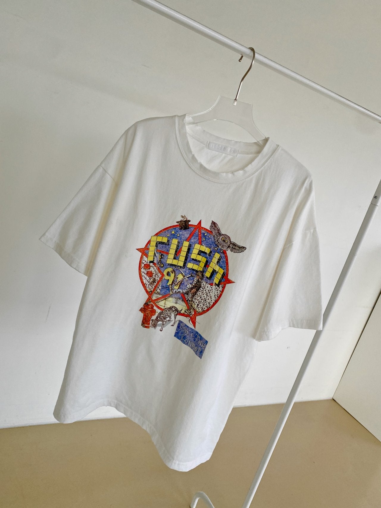 Vintage Rush 97 Distressed Graphic Tee - Luckyplanetusa