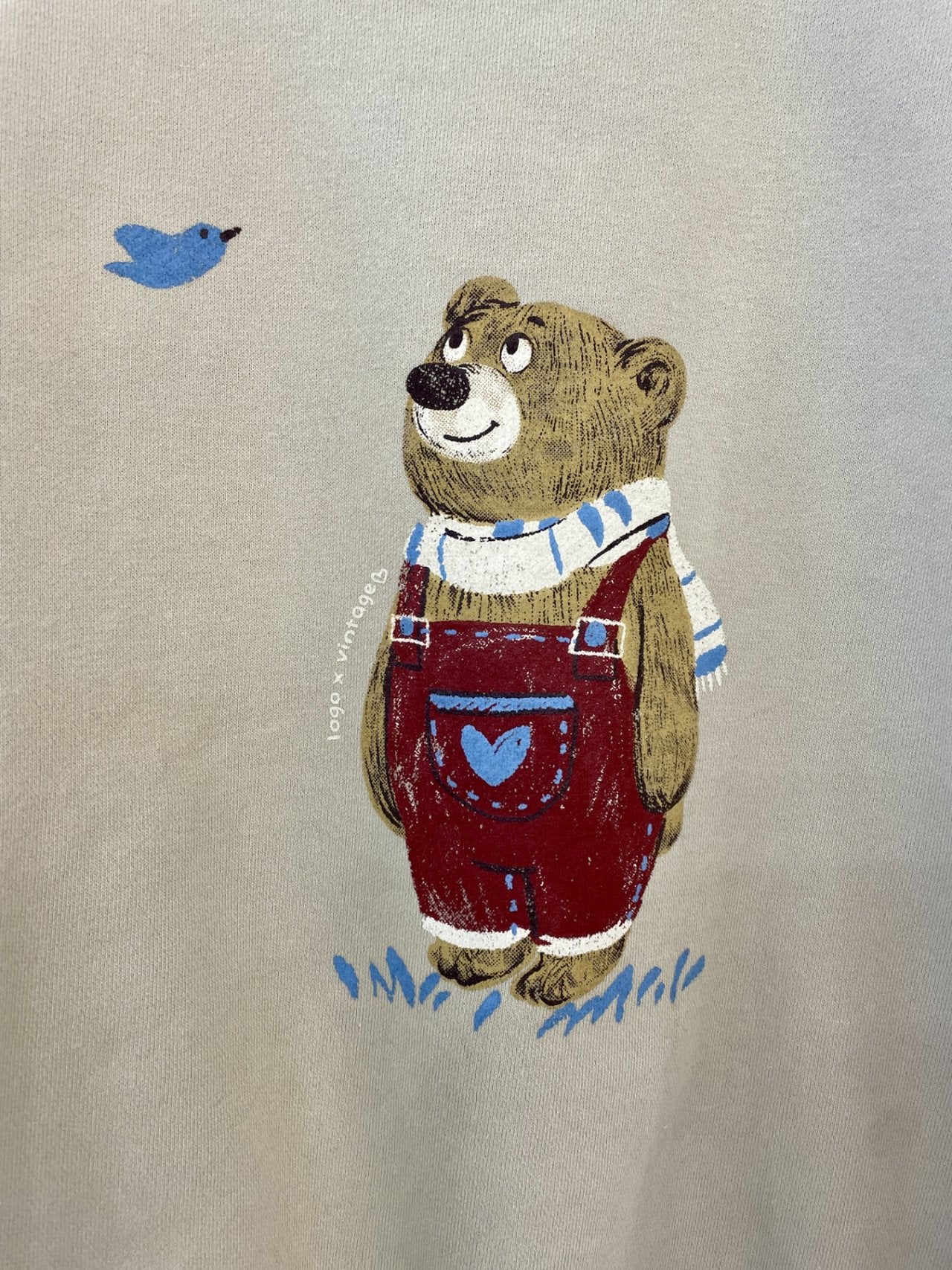 Vintage Bear Crewneck Sweatshirt – Made in Korea