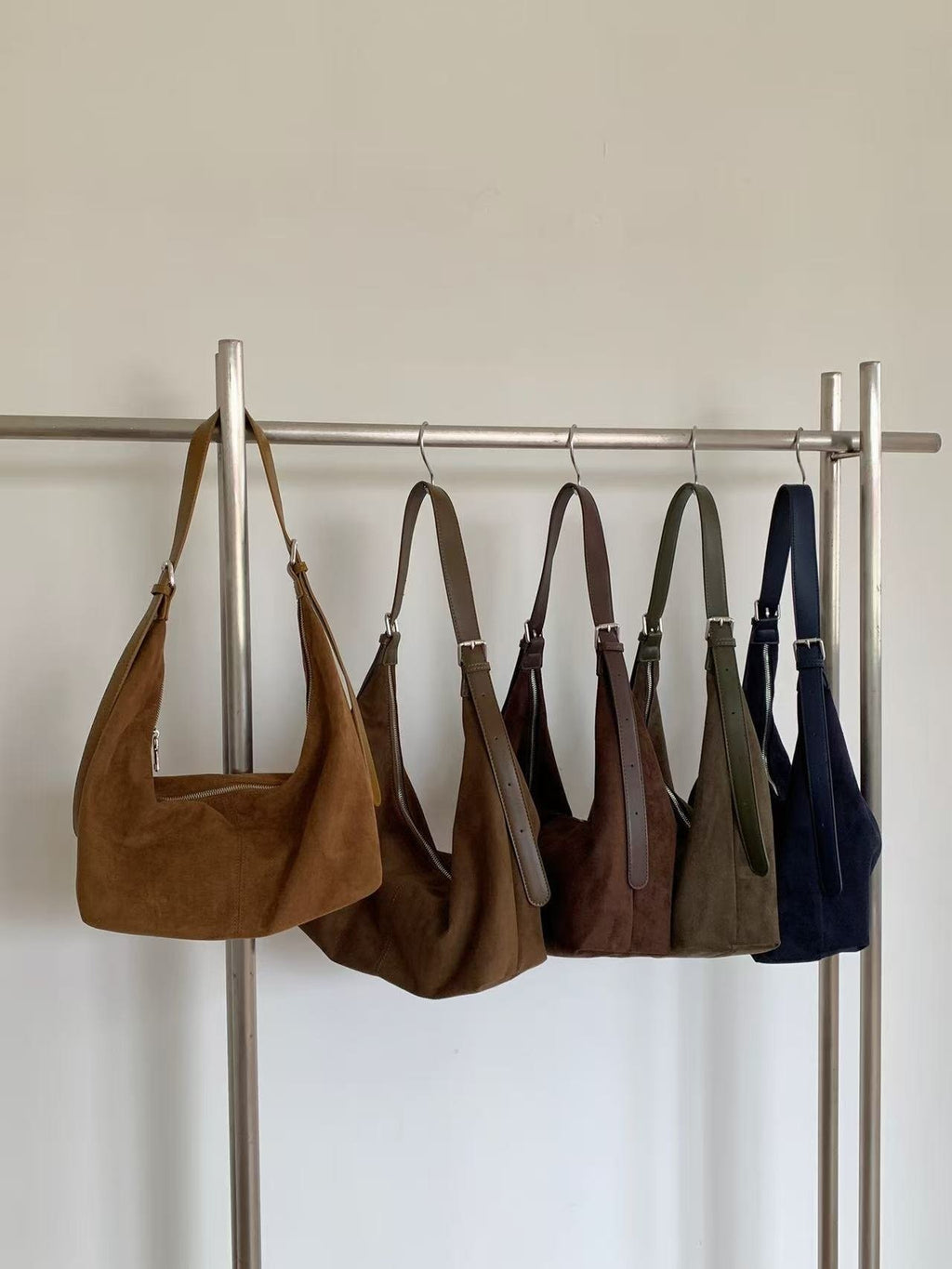Rachel Soft Suede Daily Hobo Bag