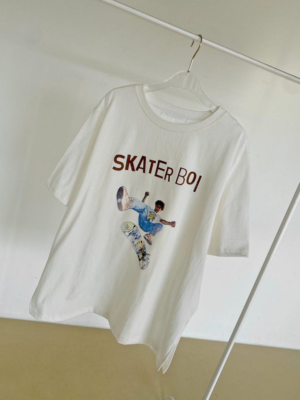 Skater Boi Graphic Oversized Tee - Luckyplanetusa