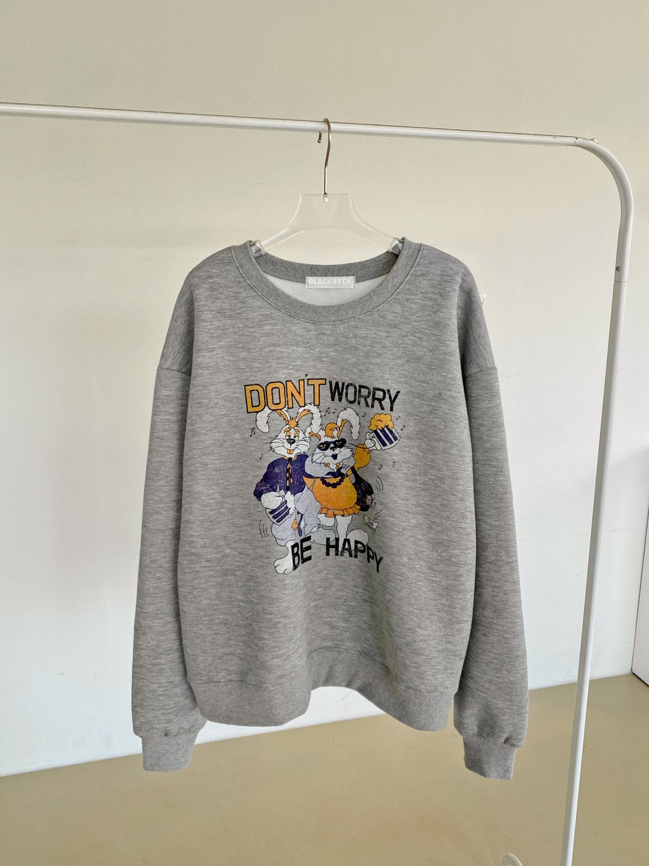 Don’t Worry Be Happy Dancing Bunny Sweatshirt
