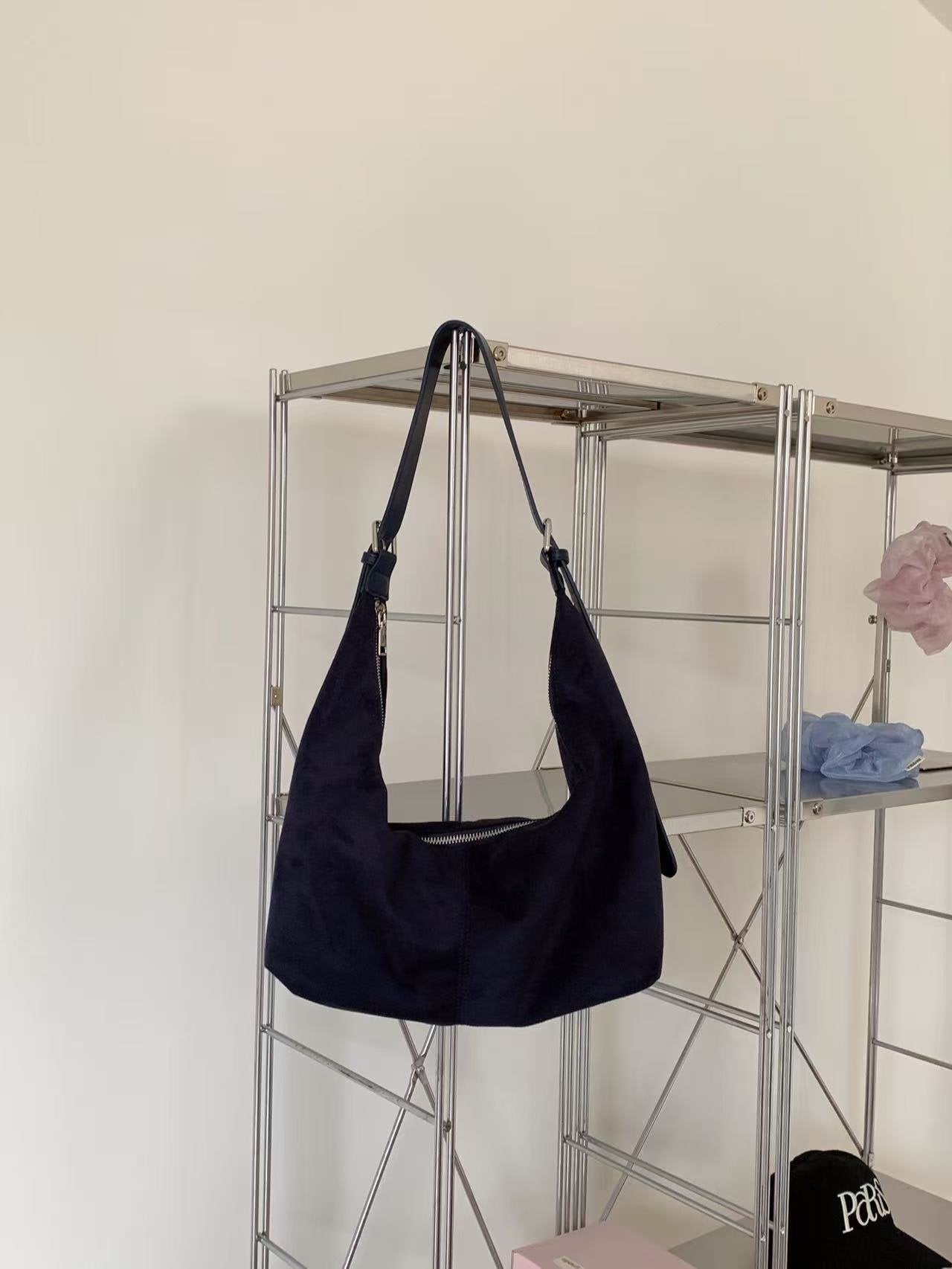 Rachel Soft Suede Daily Hobo Bag