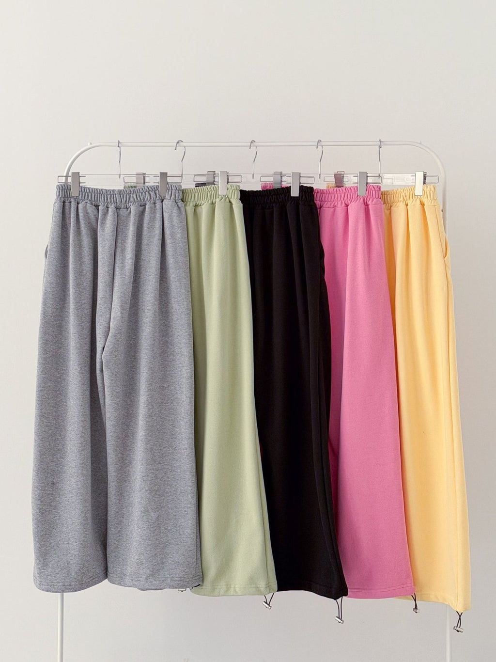 Soft Ease Wide Leg Cotton Pants Made in Korea