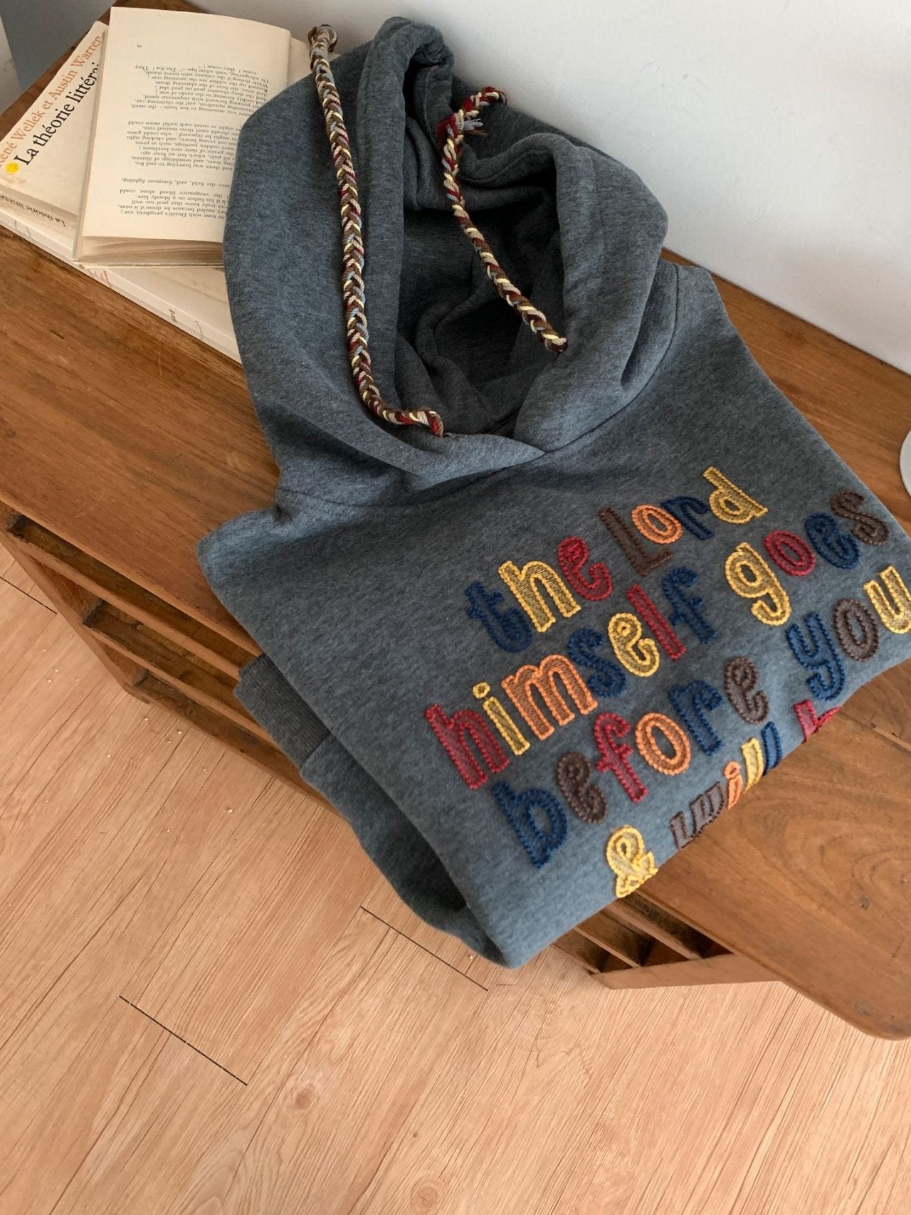 Comfort Blessing Embroidered Hoodie