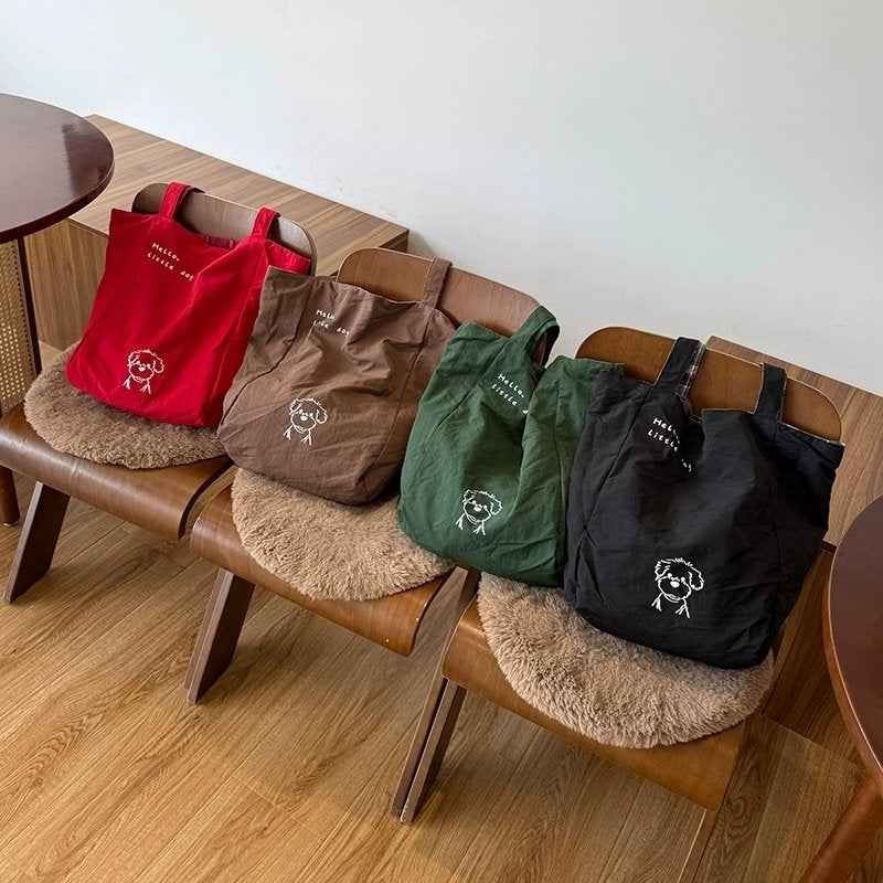 Reversible Check Daily Tote Bag