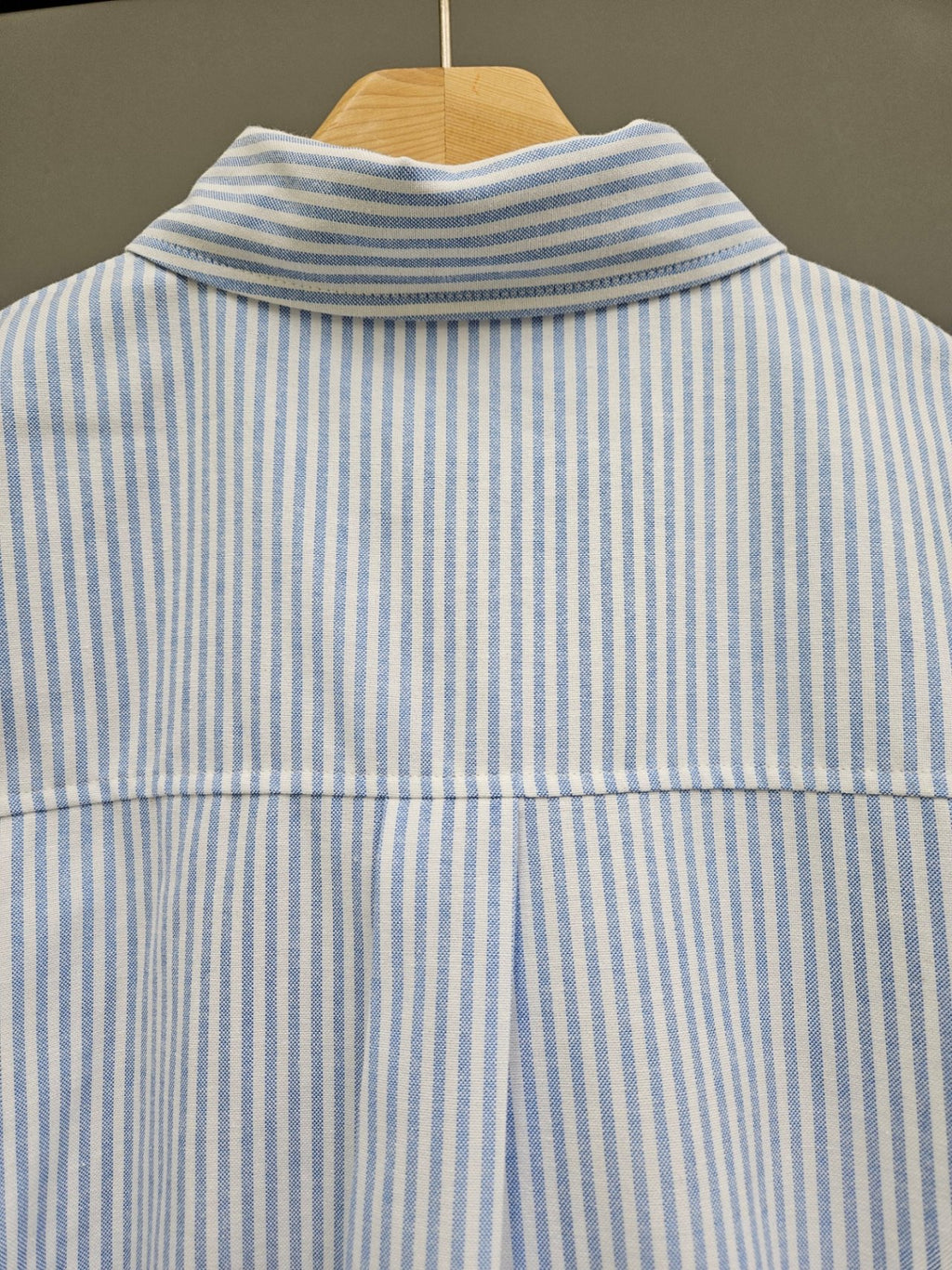 Classic Cropped Stripe Shirt Made in Korea