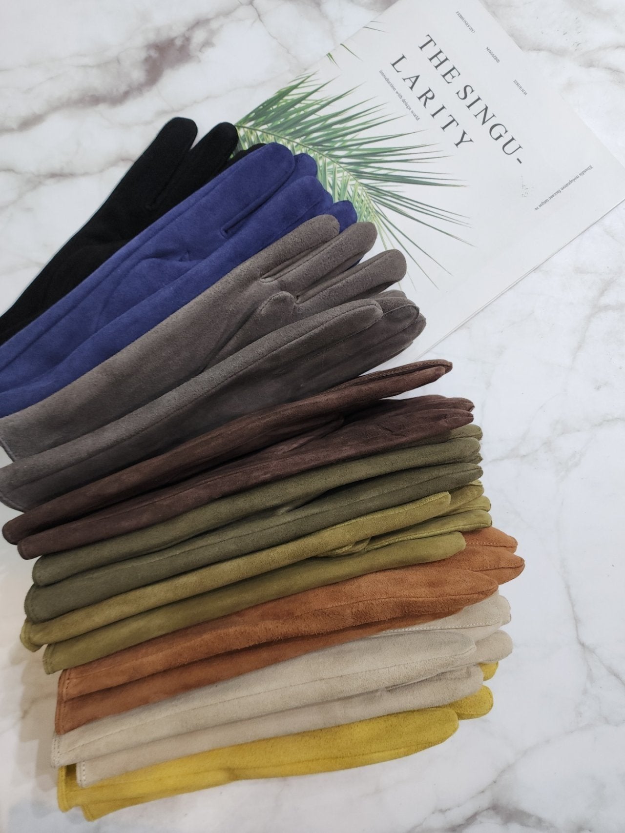 100% Sheepskin Long Gloves – Made in Korea