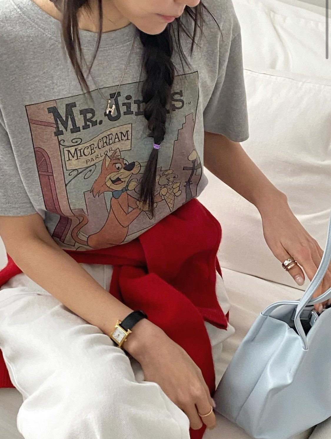 Mr. Jinks Vintage Washed Cotton Tee