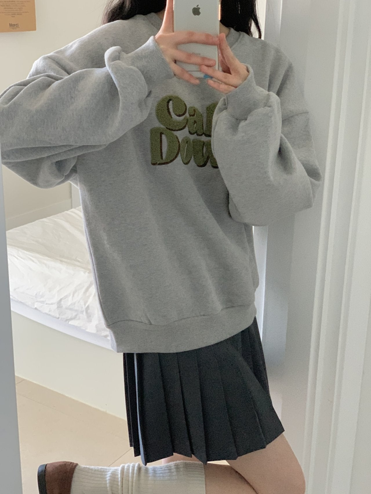 Calm Down Fleece-Lined Sweatshirt