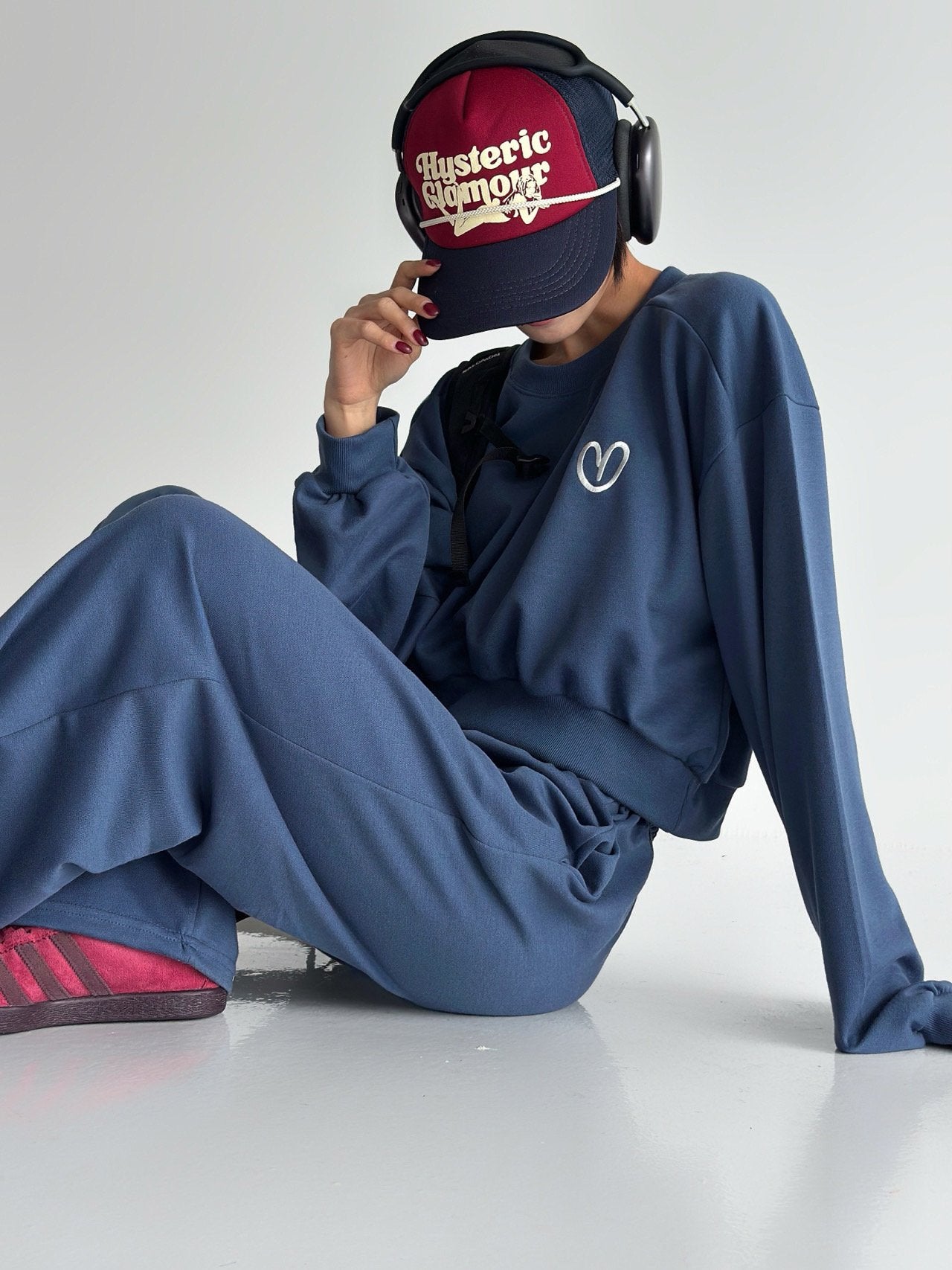 Ultra Soft Relax Fit Daily Training Set Loose Crop length