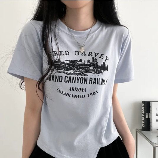 Grand Canyon Vintage Graphic Tee Made in Korea