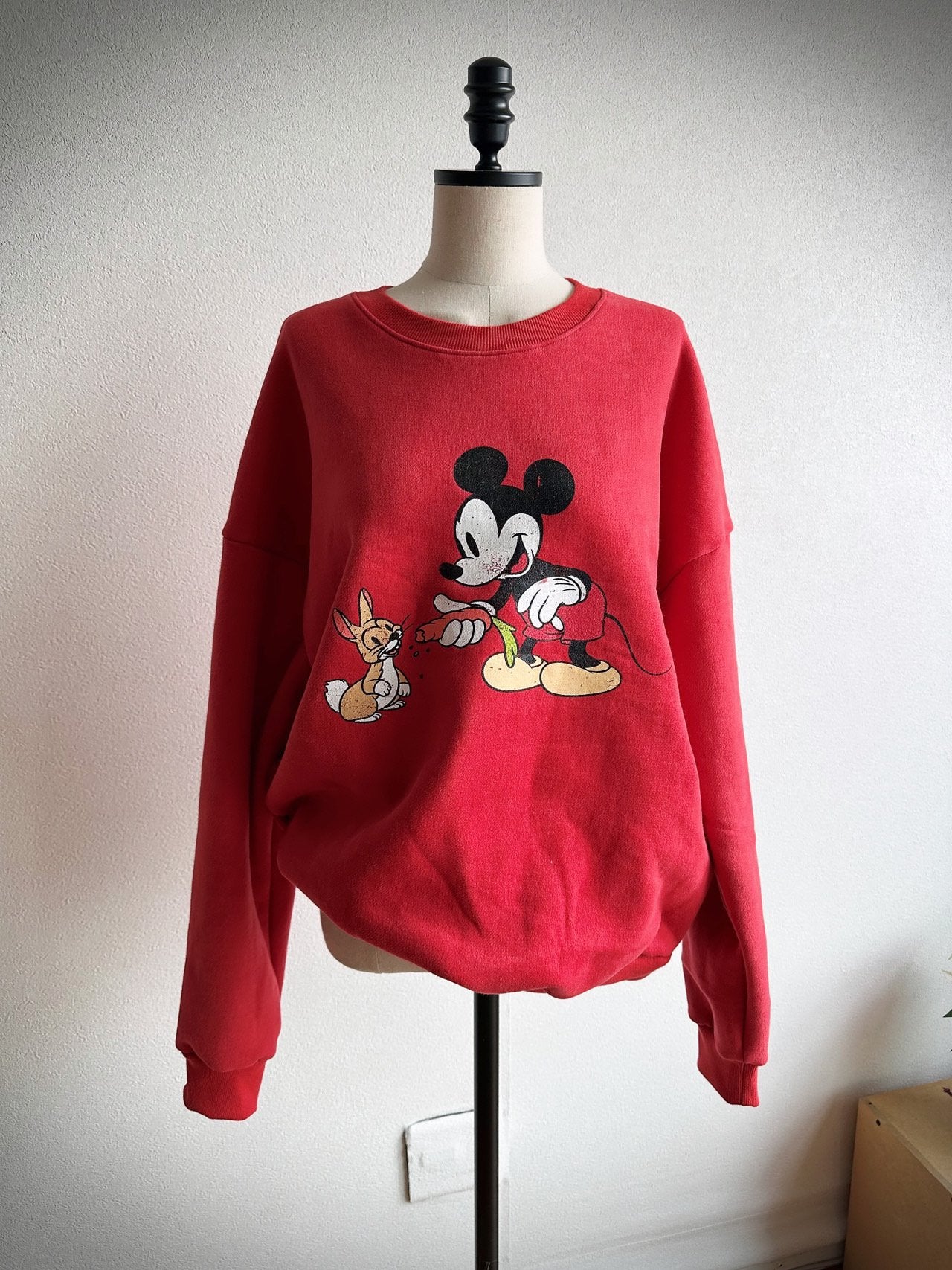 Mickey & Friends Cozy Fleece Sweatshirt Made in Korea Disney officially licensed