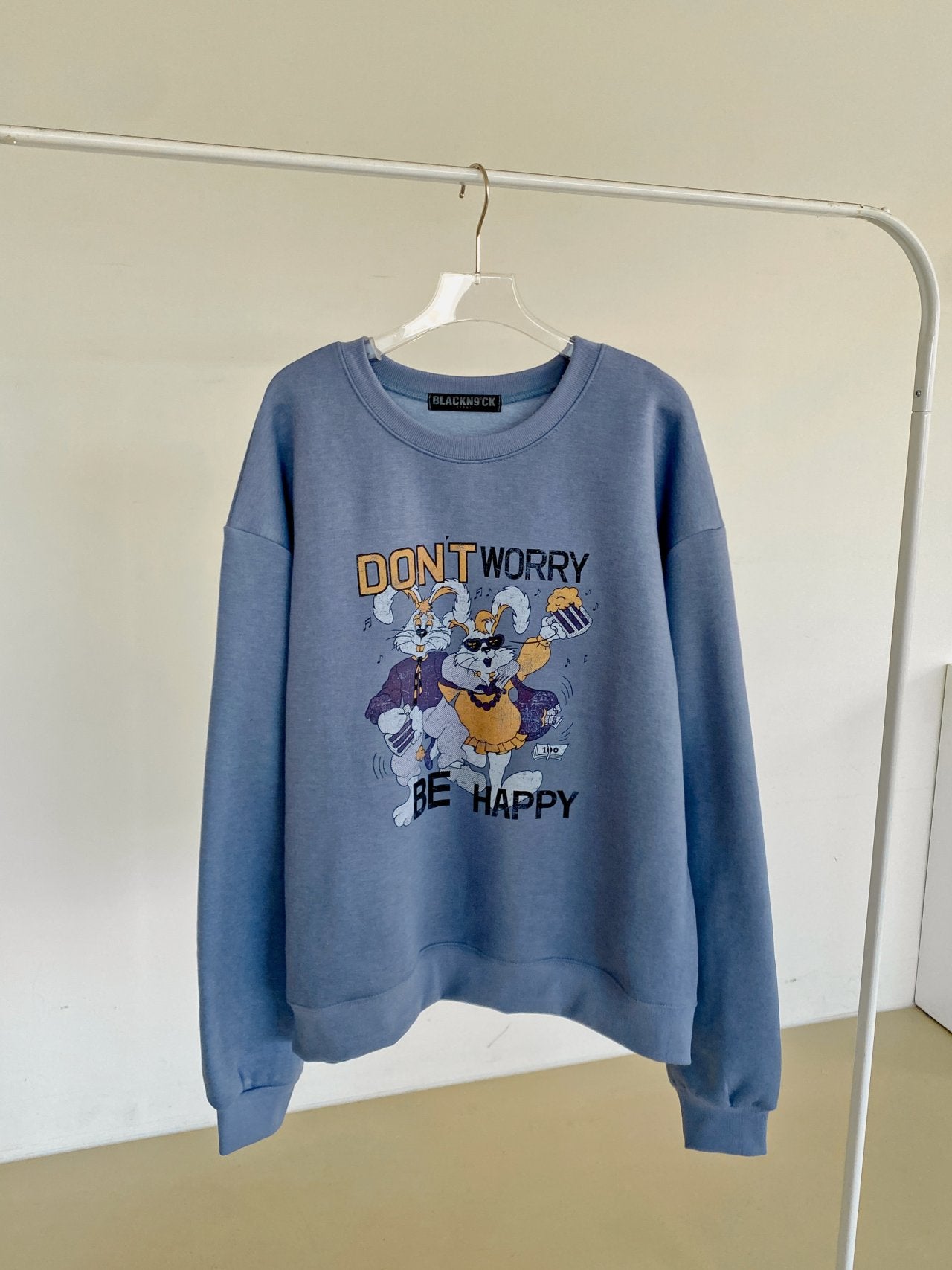 Don’t Worry Be Happy Dancing Bunny Sweatshirt