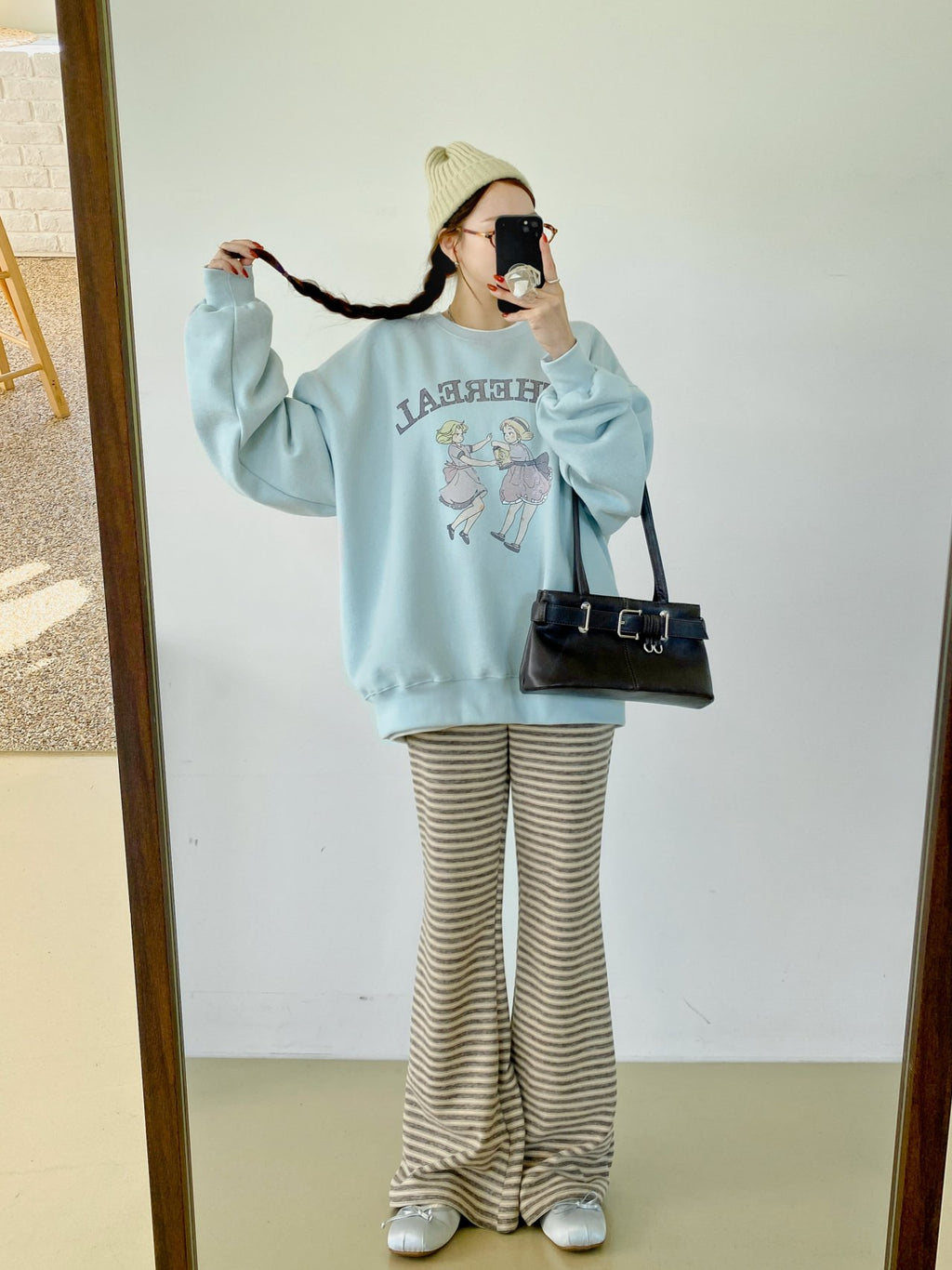 Ethereal Dancing Girls Vintage Sweatshirt