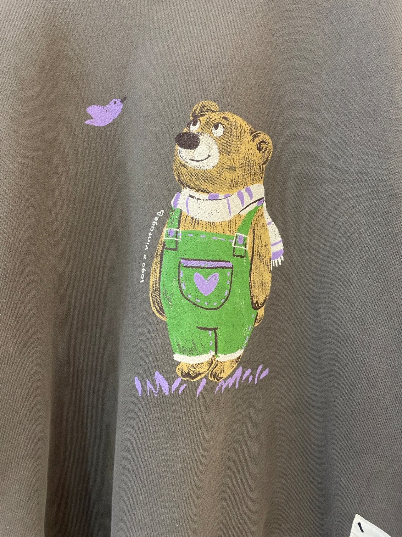 Vintage Bear Crewneck Sweatshirt – Made in Korea